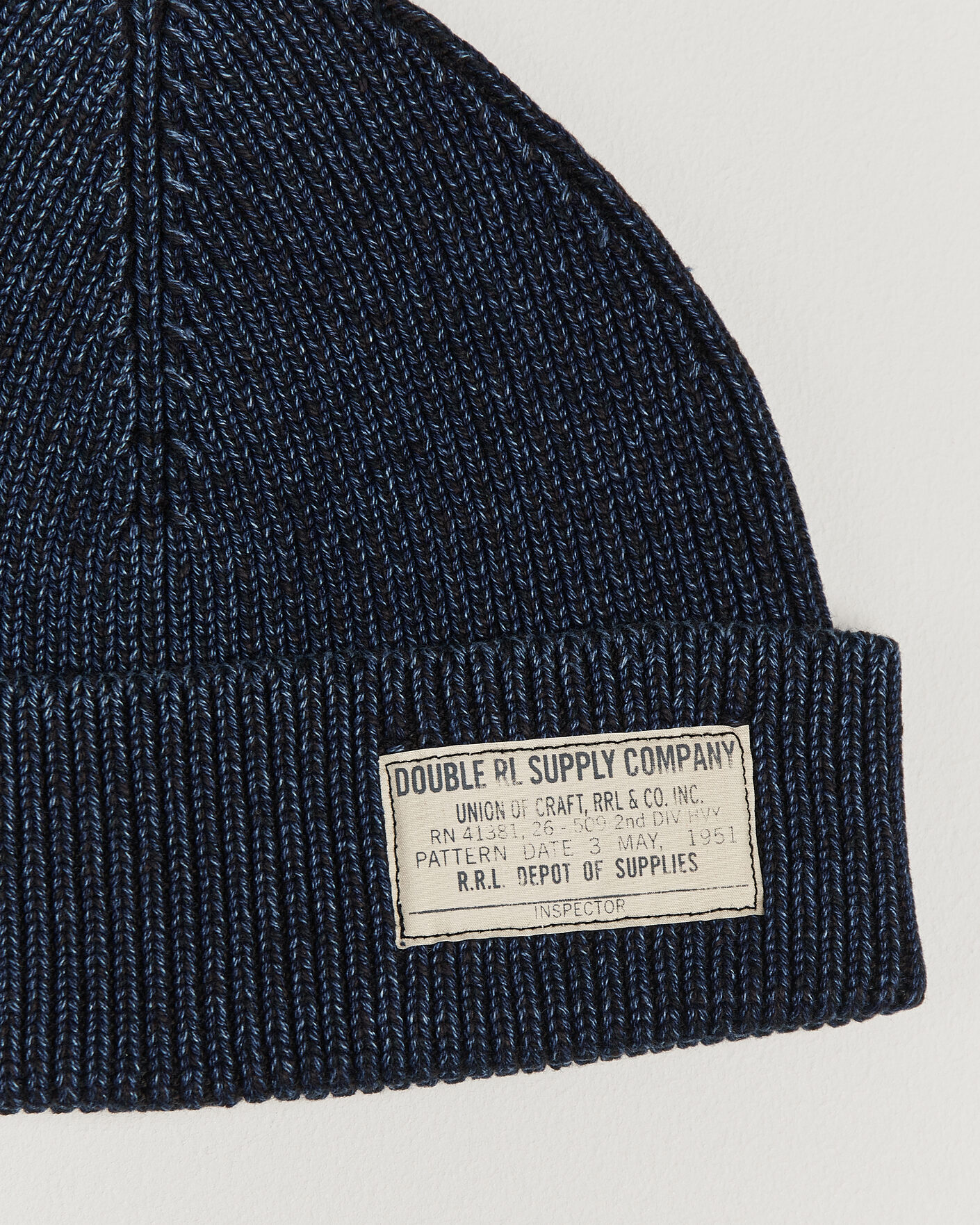 Herr | Mössor | RRL | Watch Cap Midnight Blue