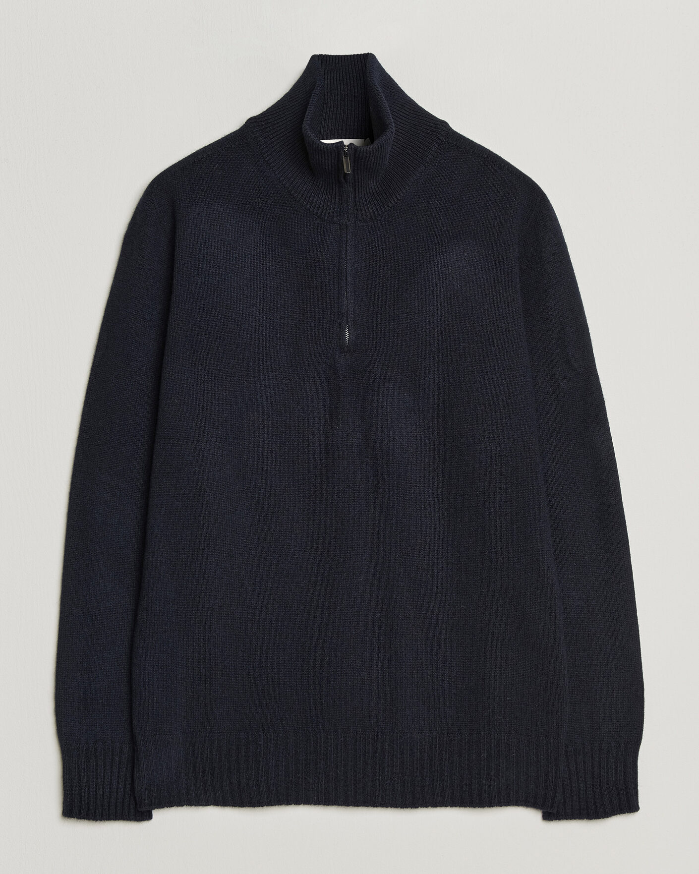 Herr | Tröjor | Altea | Wool/Cashmere Half Zip Navy