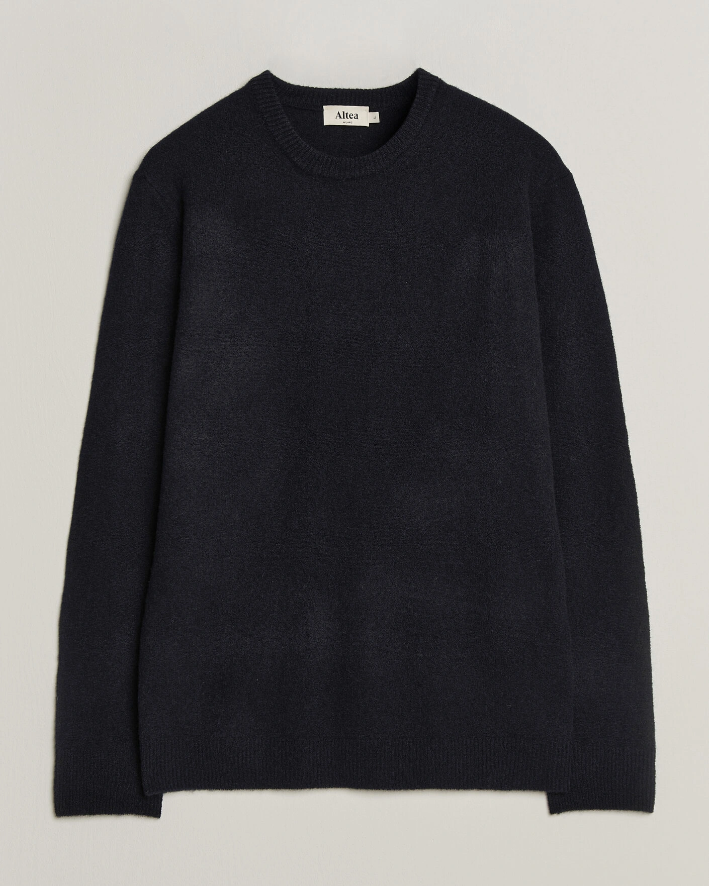 Herr | Tröjor | Altea | Cloud Cashmere Blend Sweater Navy