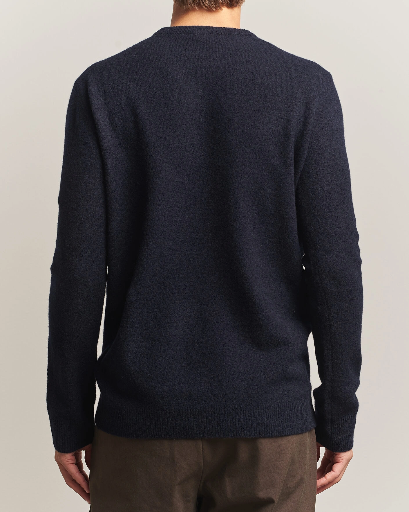 Herr | Tröjor | Altea | Cloud Cashmere Blend Sweater Navy
