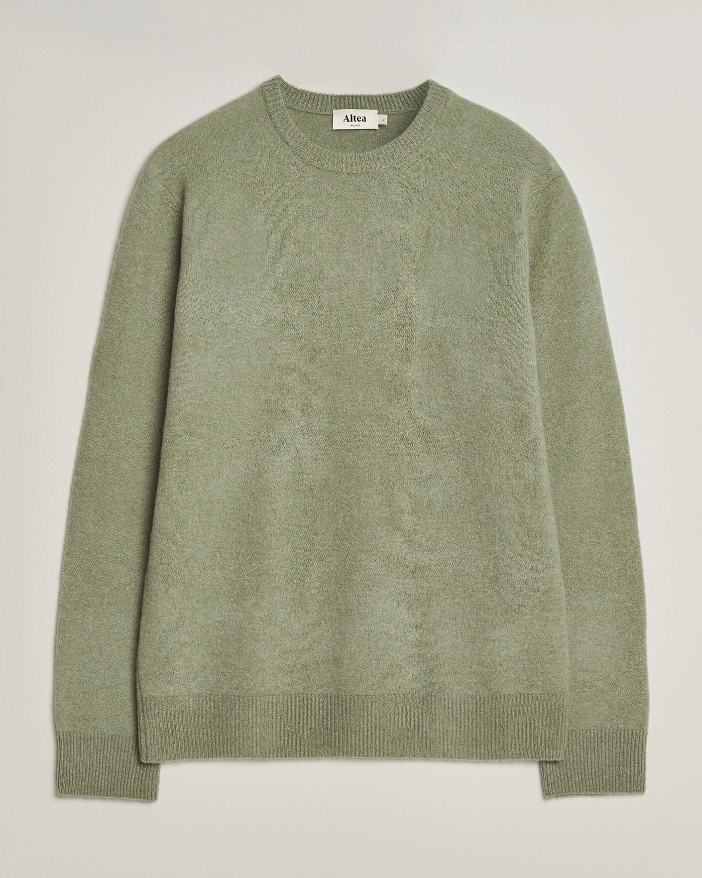Herr | Tröjor | Altea | Cloud Cashmere Blend Sweater Mint Green
