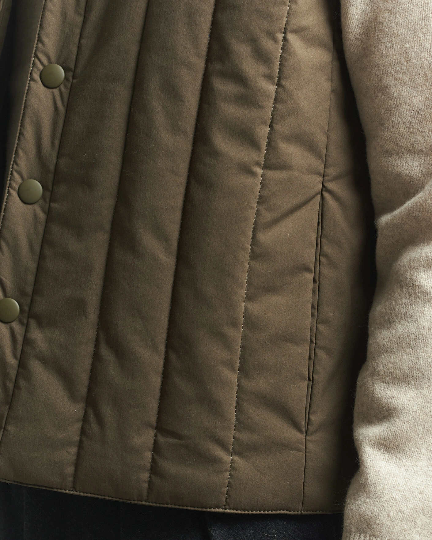 Herr | Västar | Aspesi | Quilted Liner Military
