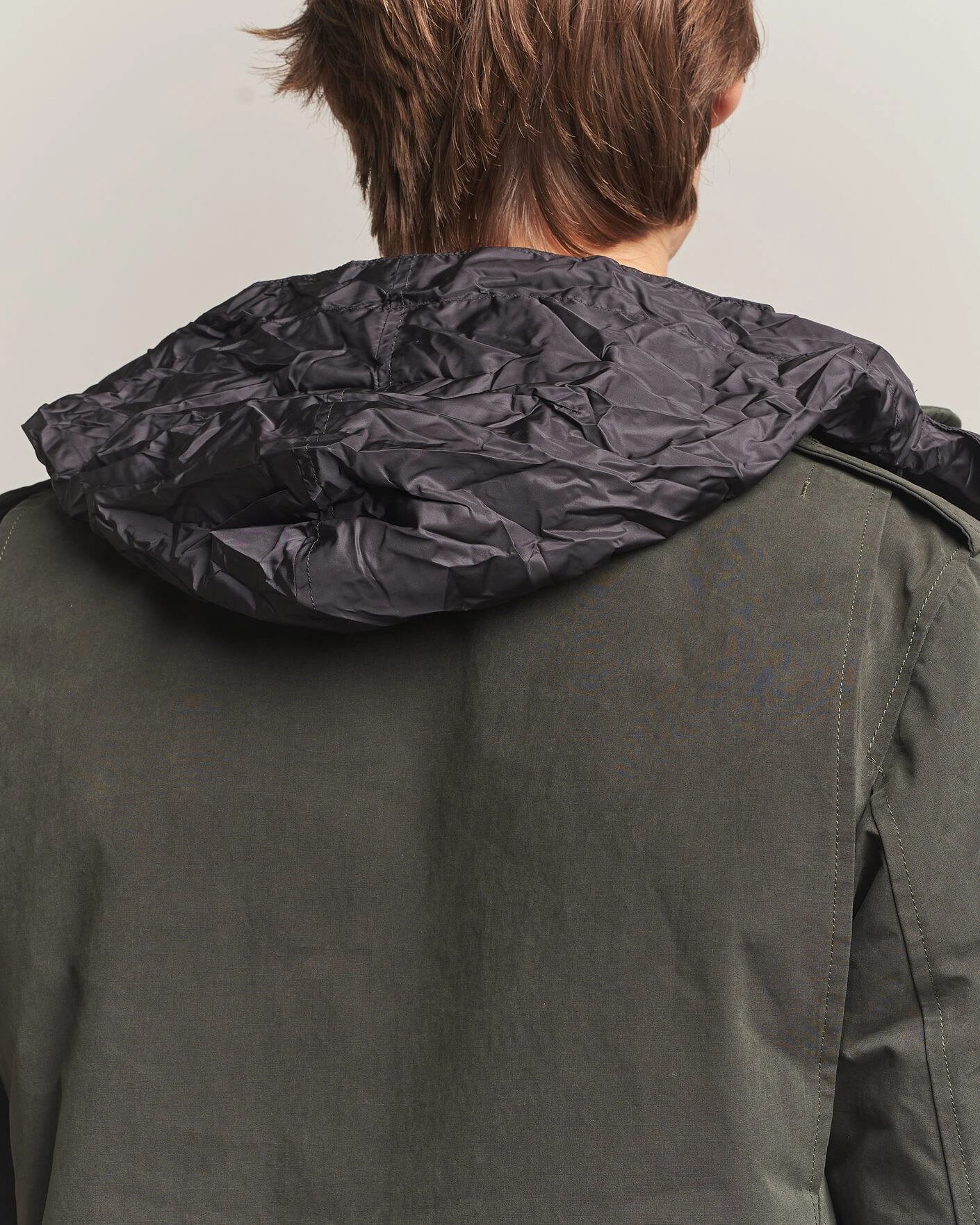 Herr | Jackor | Aspesi | Lined Cotton Field Jacket Grey