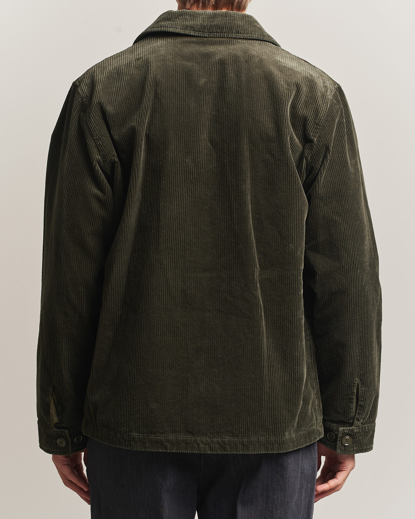 Herr | Jackor | Aspesi | Tigre Corduroy Shirt Jacket Military