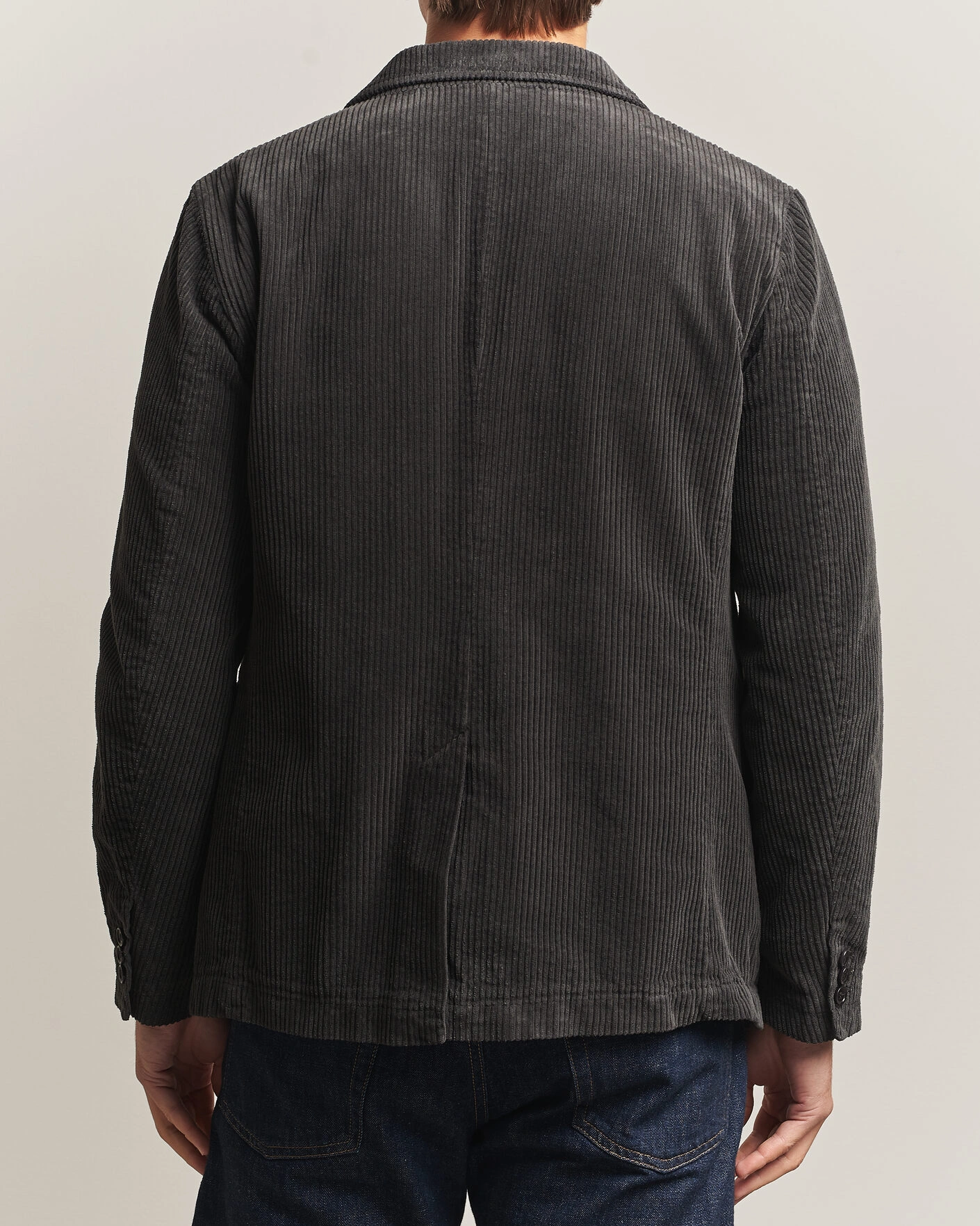 Herr | Kavajer | Aspesi | Corduroy Blazer Dark Brown