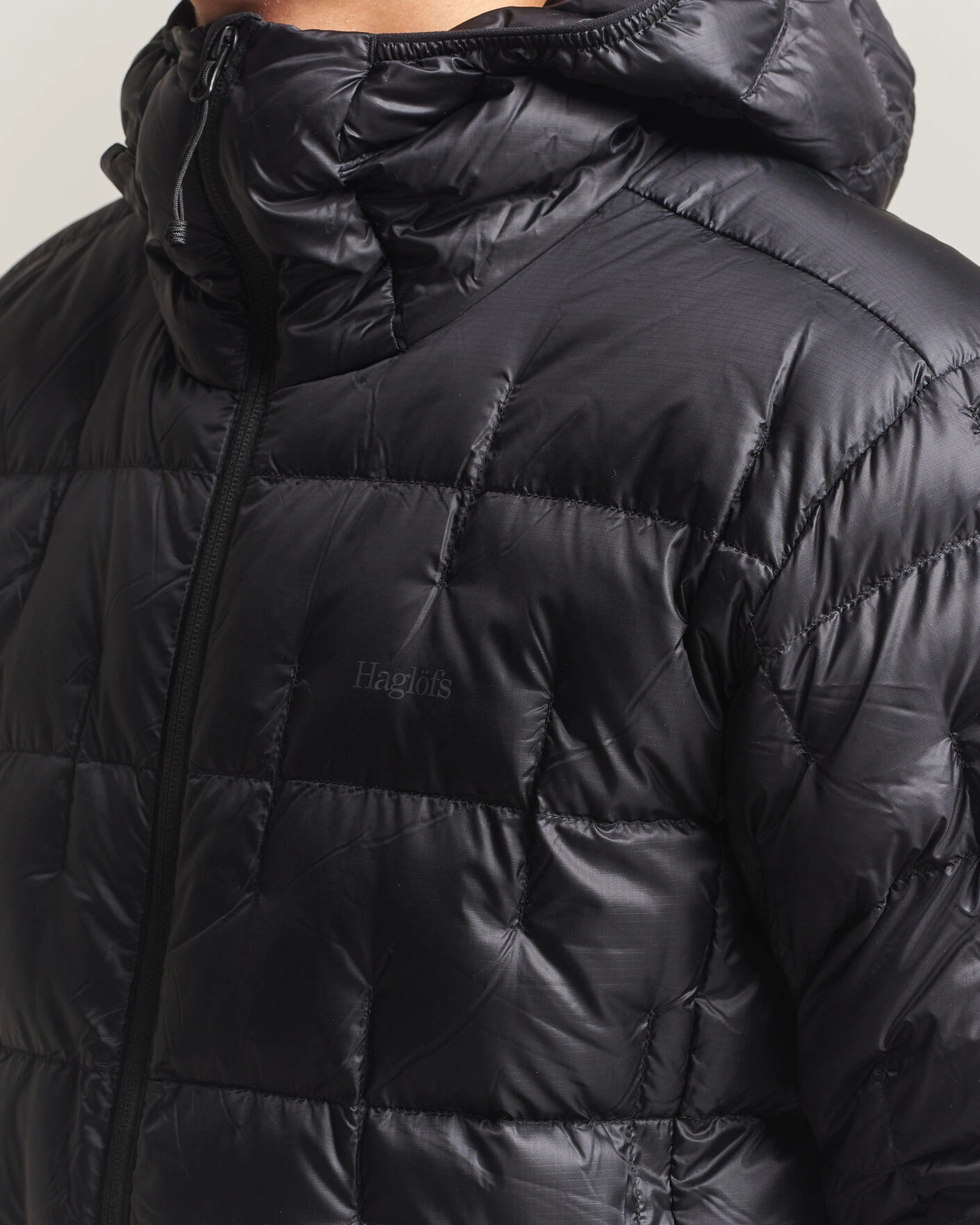 Herr | Jackor | Haglöfs | Hede Down Hood Jacket True Black