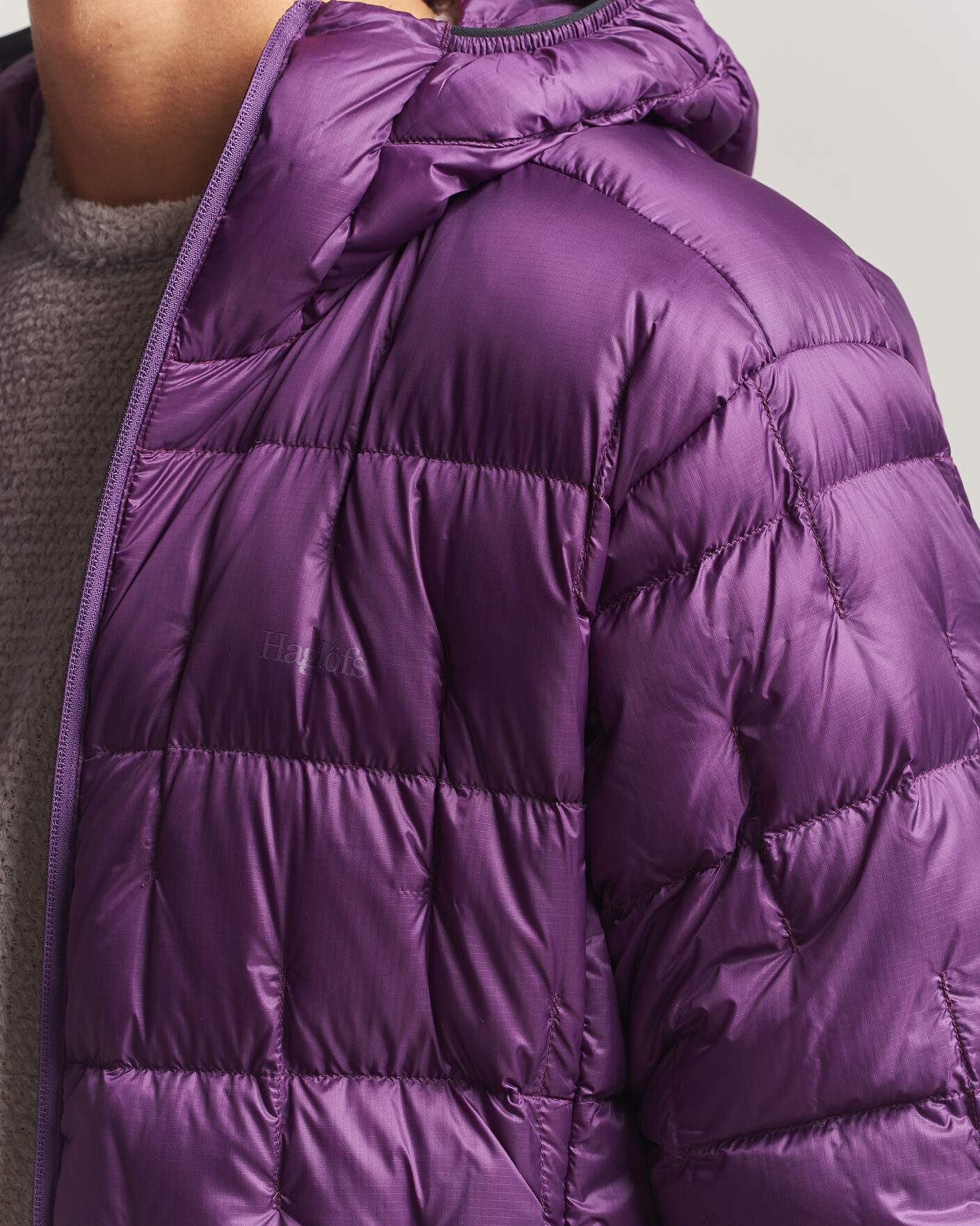 Herr | Jackor | Haglöfs | Hede Down Hood Jacket Purple Night