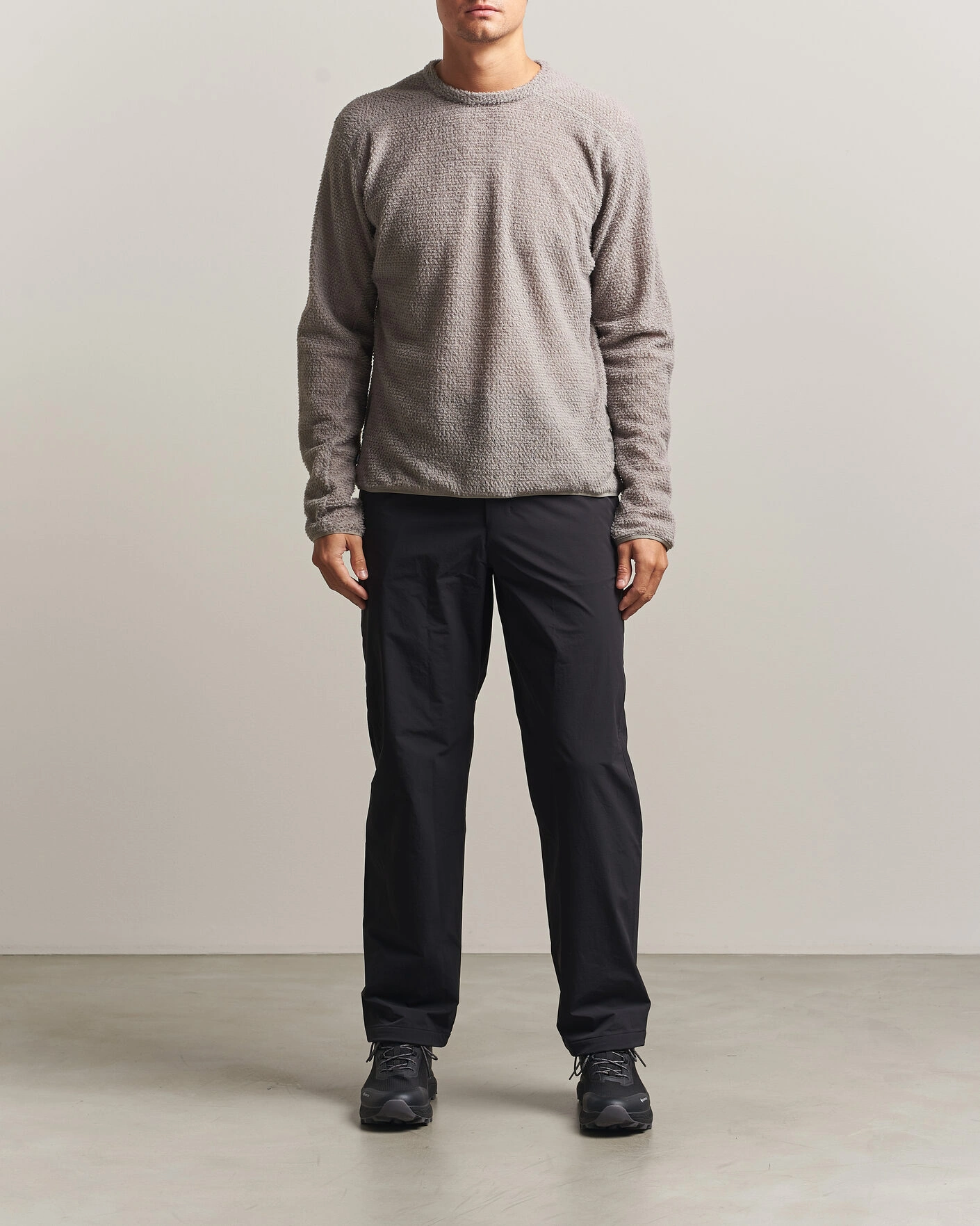 Herr | Tröjor | Haglöfs | Vara Alpha Sweater Stone Brick