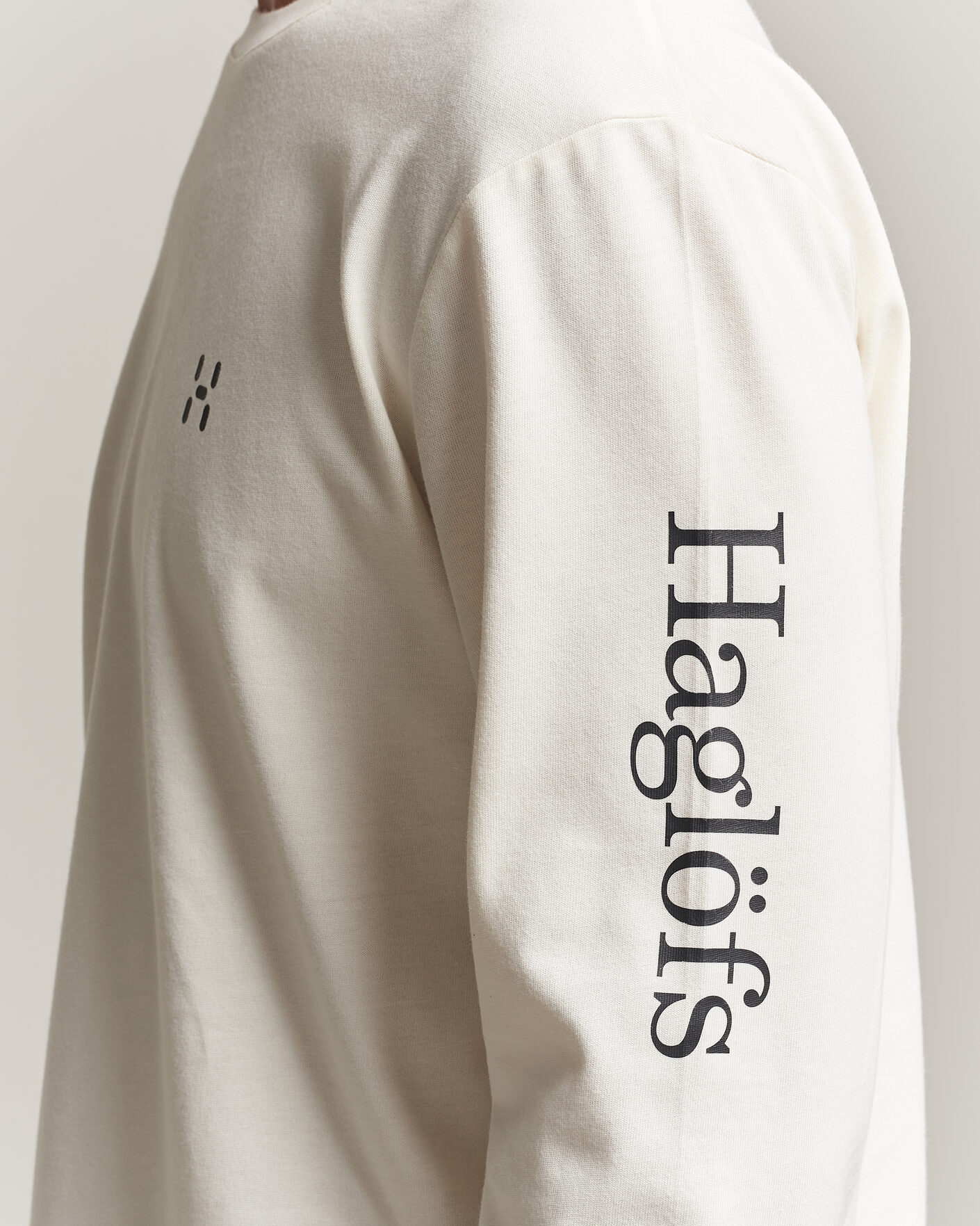 Herr | T-Shirts | Haglöfs | Long Sleeve T-Shirt Soft White