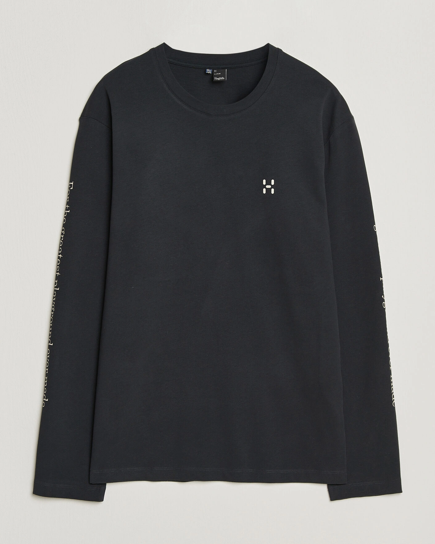 Herr | T-Shirts | Haglöfs | Long Sleeve T-Shirt True Black