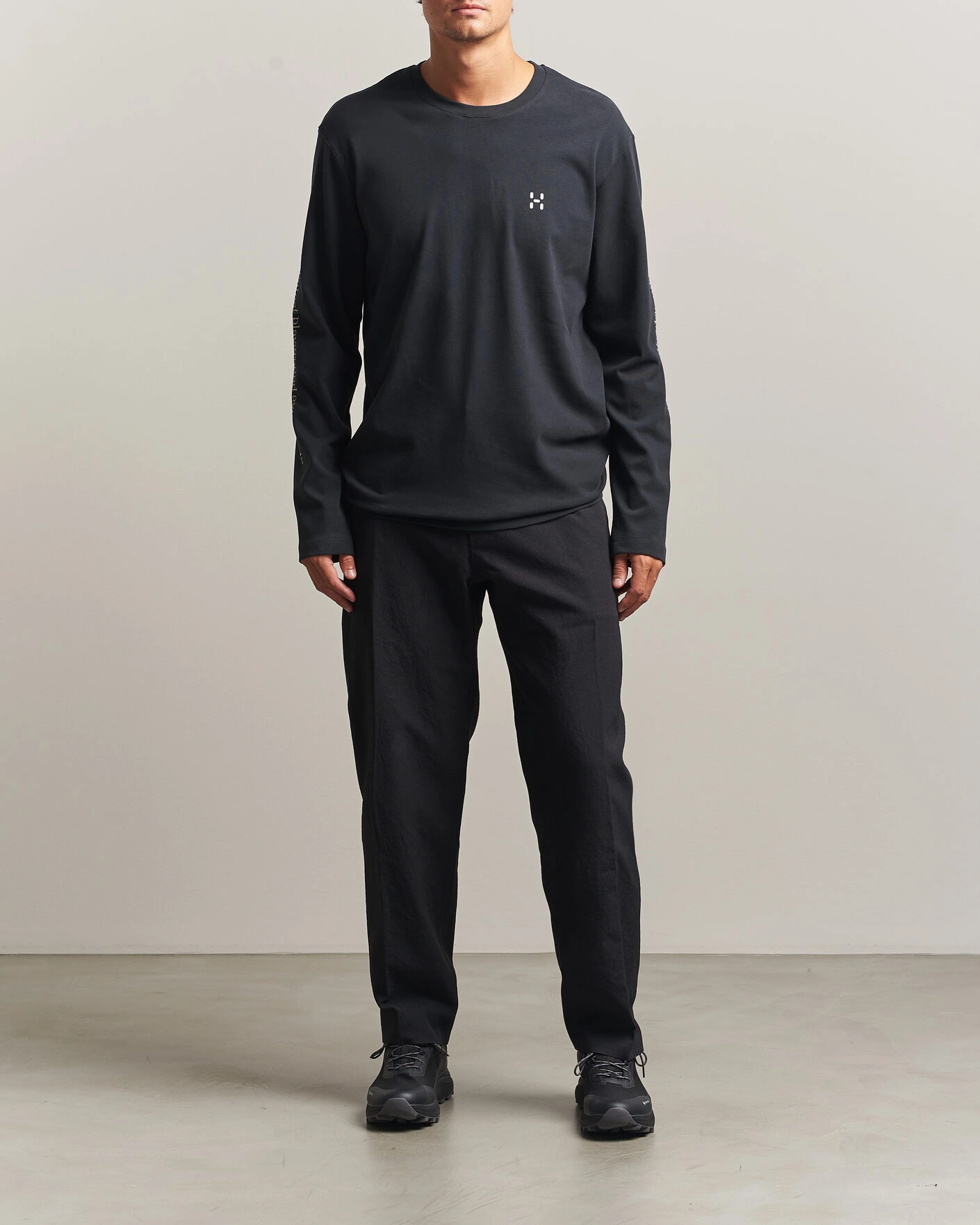 Herr | T-Shirts | Haglöfs | Long Sleeve T-Shirt True Black