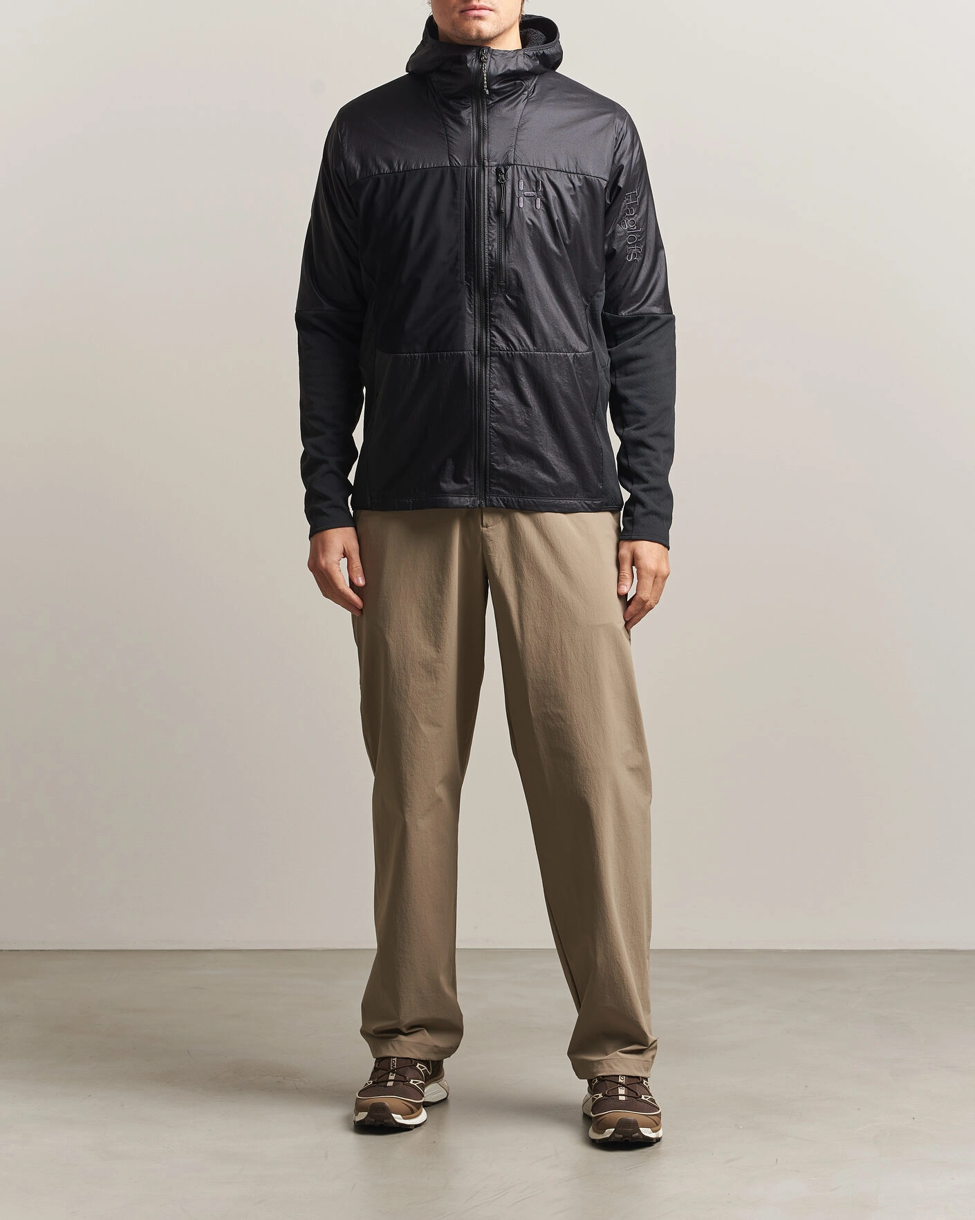 Herr | Jackor | Haglöfs | Nallo Touring Hybrid Mid Layer Jacket True Black