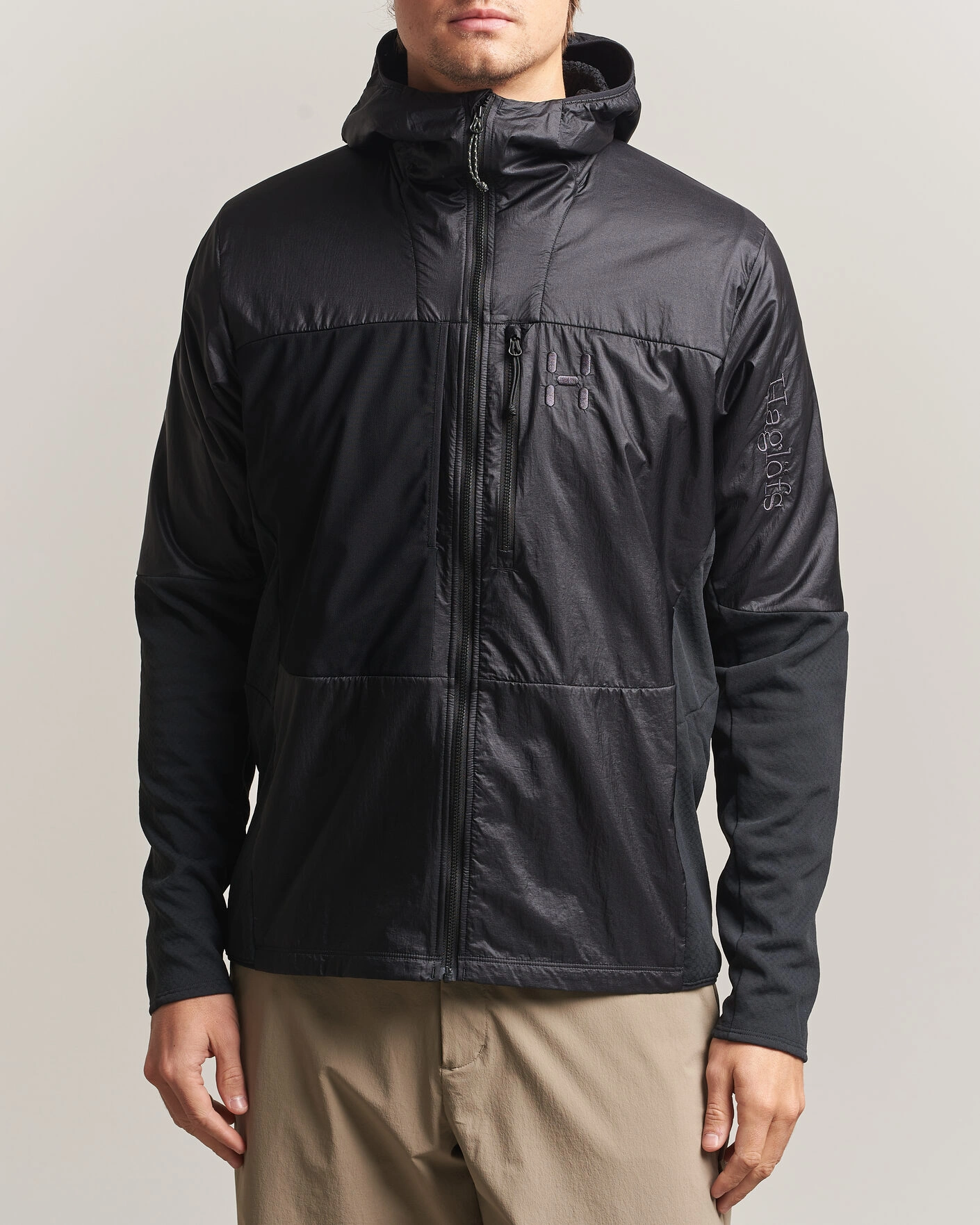 Herr | Jackor | Haglöfs | Nallo Touring Hybrid Mid Layer Jacket True Black