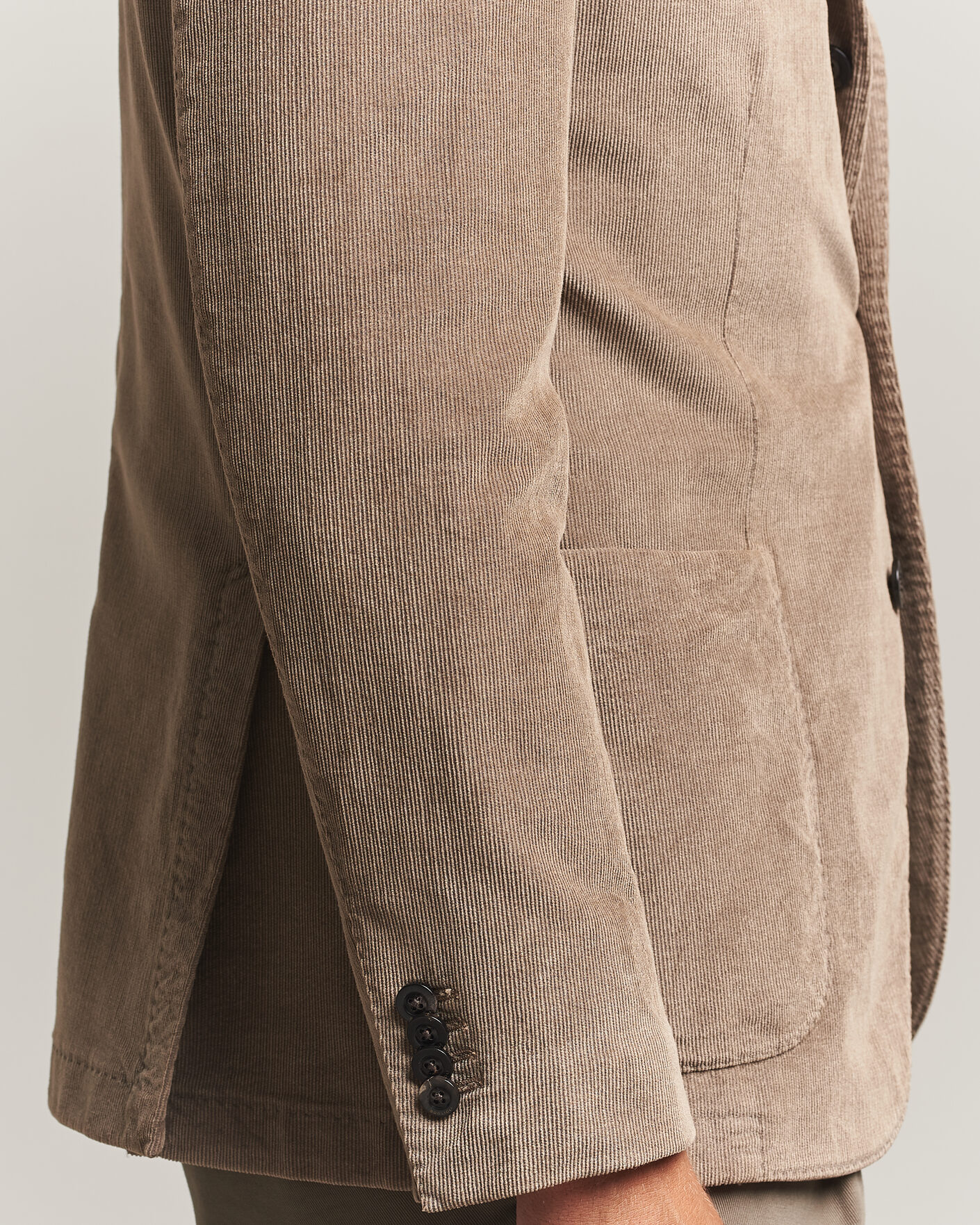 Herr | Kavajer | Boglioli | K Jacket Corduroy Blazer Taupe