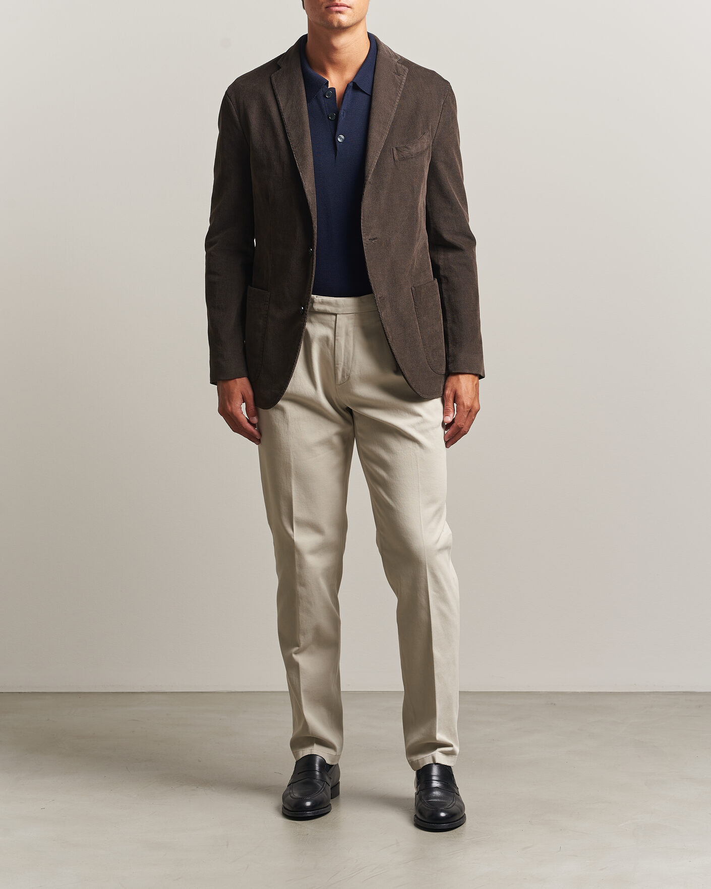 Herr | Kavajer | Boglioli | K Jacket Corduroy Blazer Dark Brown