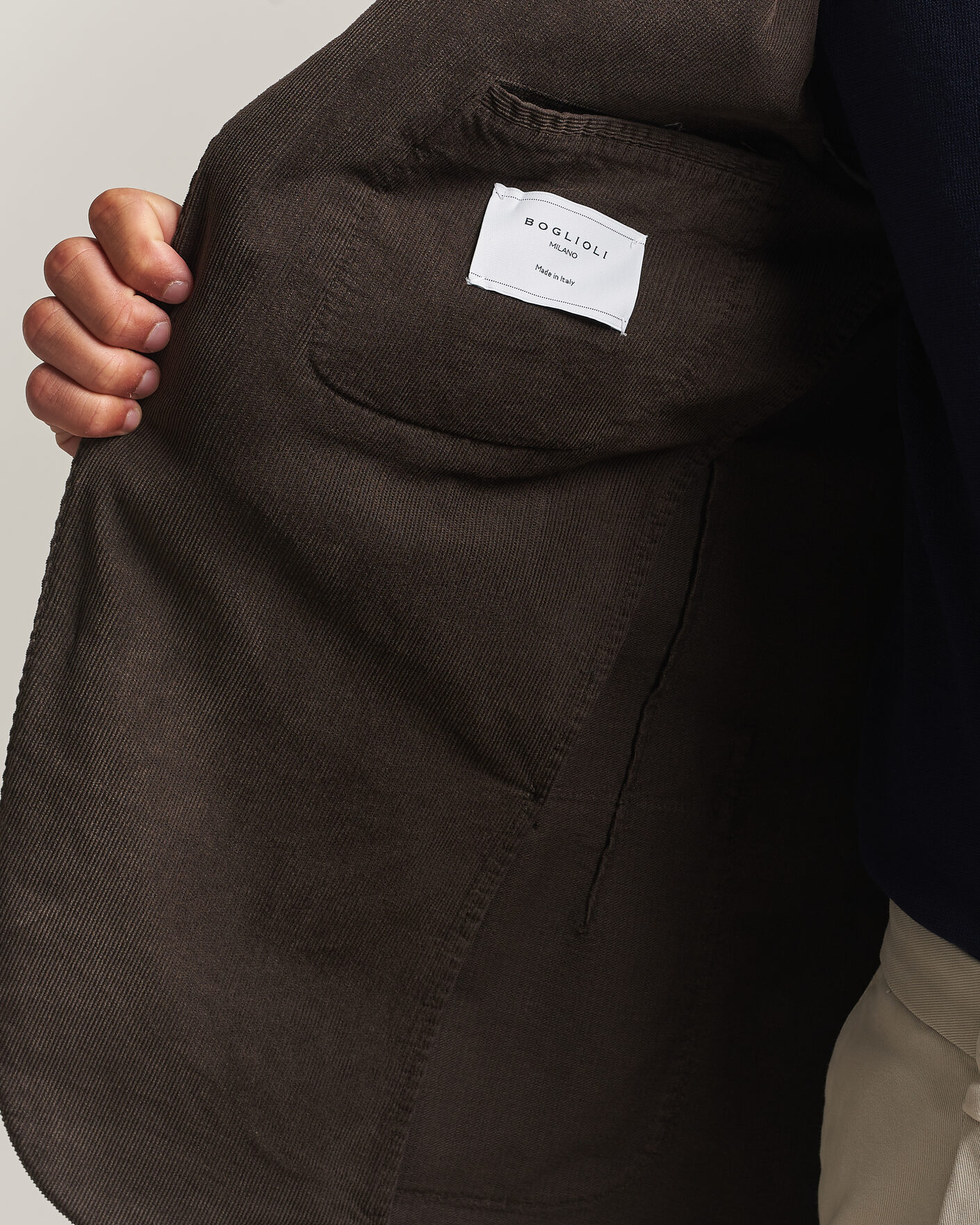 Herr | Kavajer | Boglioli | K Jacket Corduroy Blazer Dark Brown