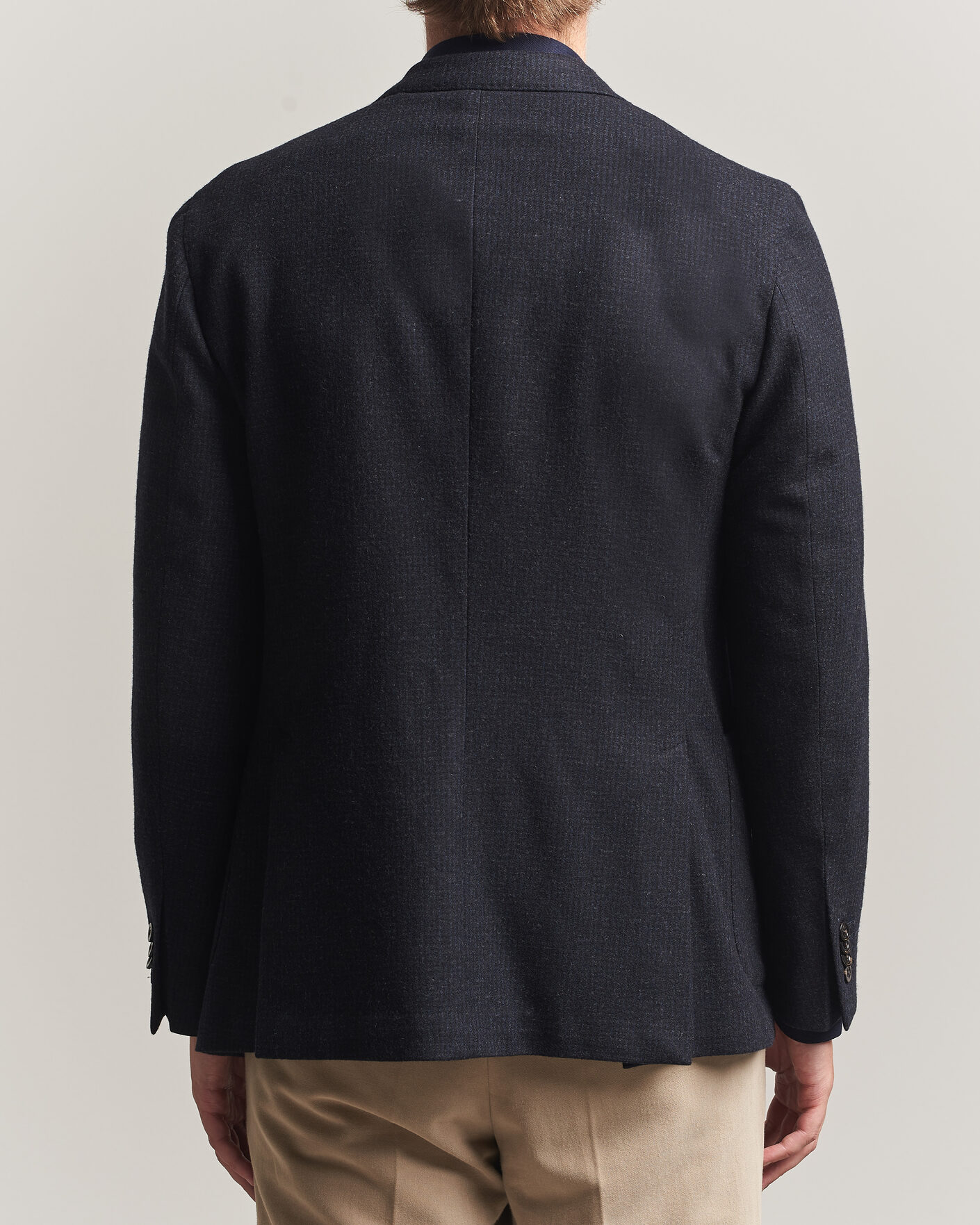 Herr | Kavajer | Boglioli | K Jacket Wool Houndstooth Blazer Navy