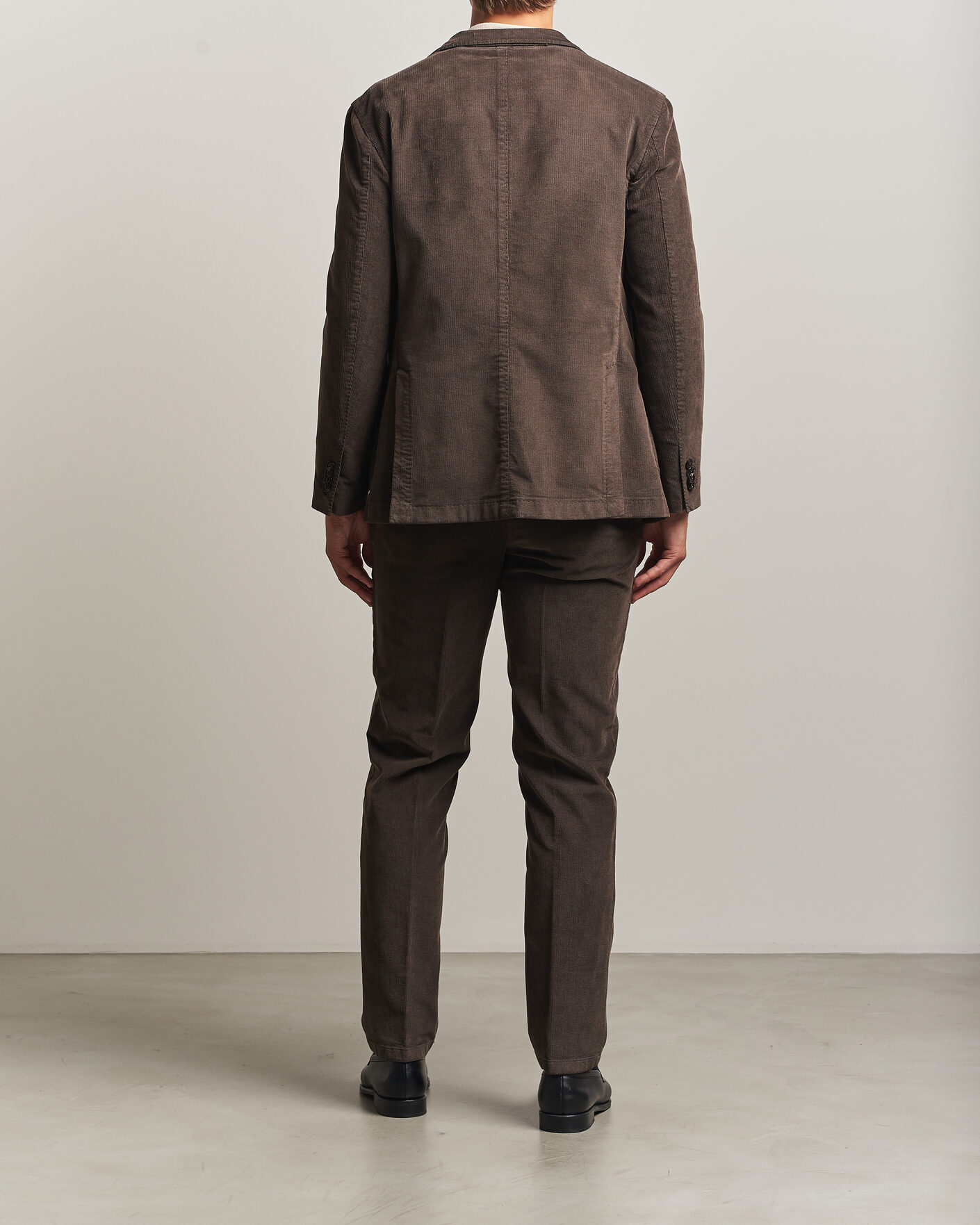Herr | Kostymer | Boglioli | K Jacket Baby Corduroy Suit Dark Brown