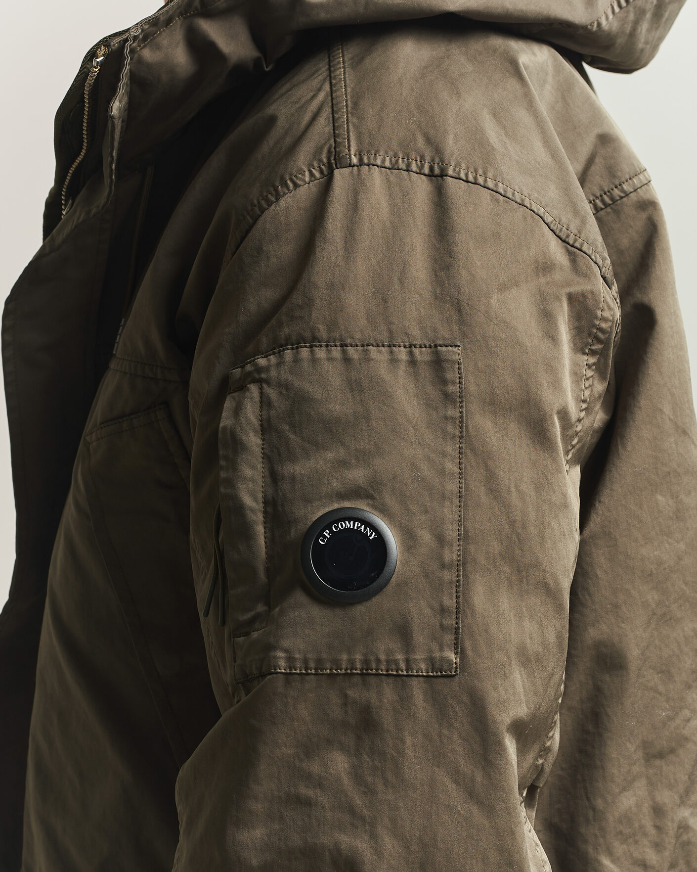 Herr | Jackor | C.P. Company | Micro Kei 2 in 1 Nylon Parka Olive