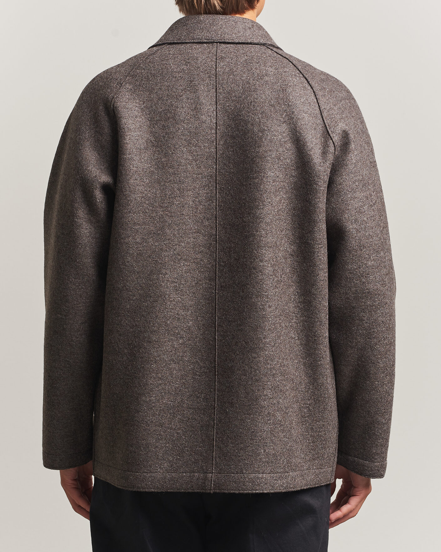 Herr | Jackor | Harris Wharf London | Country Wool Jacket Brown/Grey