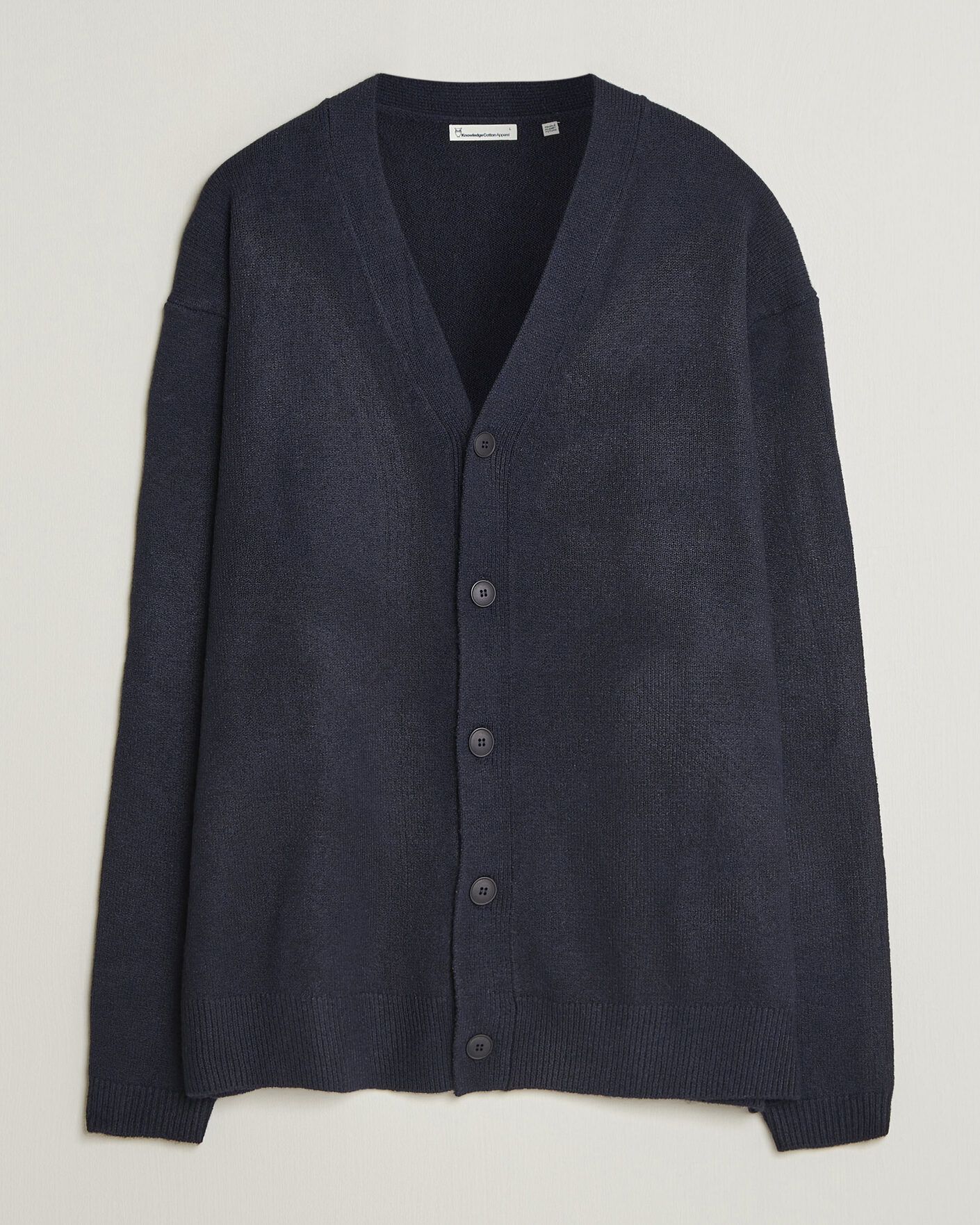 Herr |  | KnowledgeCotton Apparel | Knitted Cardigan Night Sky