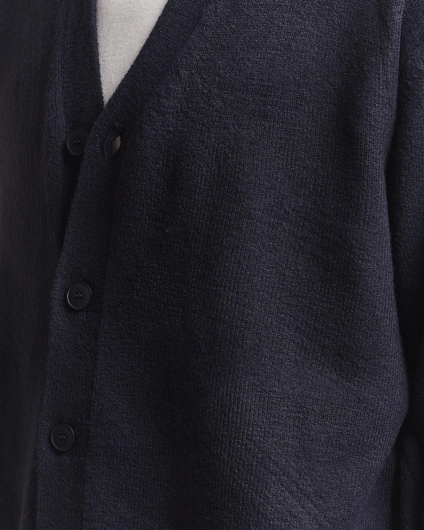 Herr | Tröjor | KnowledgeCotton Apparel | Knitted Cardigan Night Sky