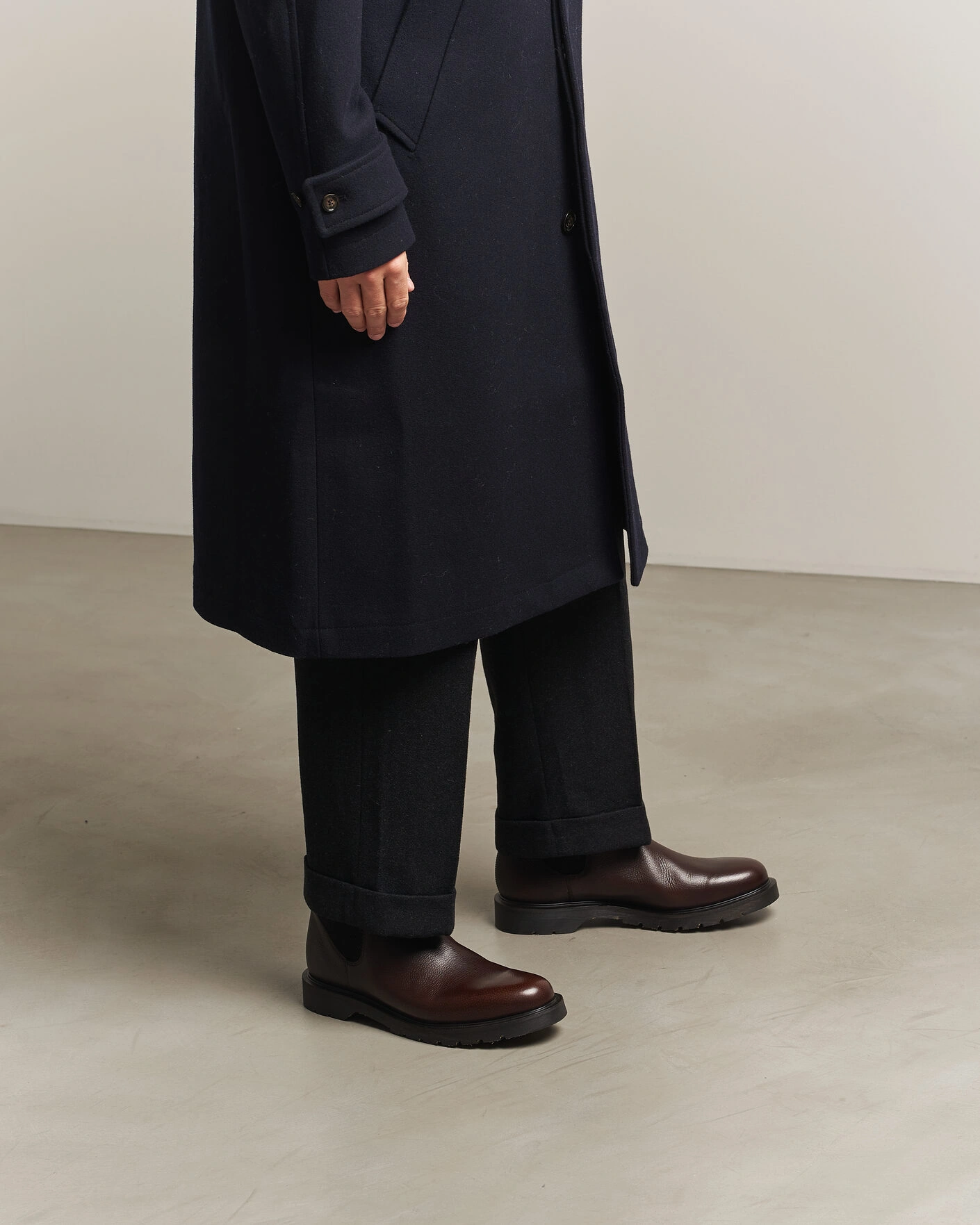 Herr | Kängor | Loake 1880 | Mccauley Heat Sealed Chelsea Dark Brown