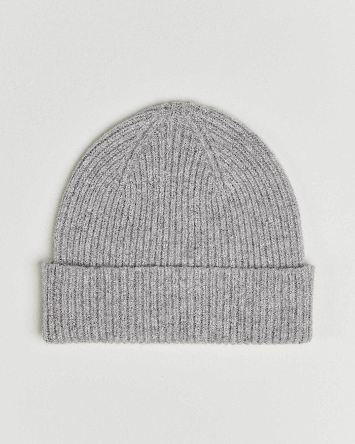 Herr | Mössor | Robert Mackie | Clyde Lambswool Beanie Light Grey