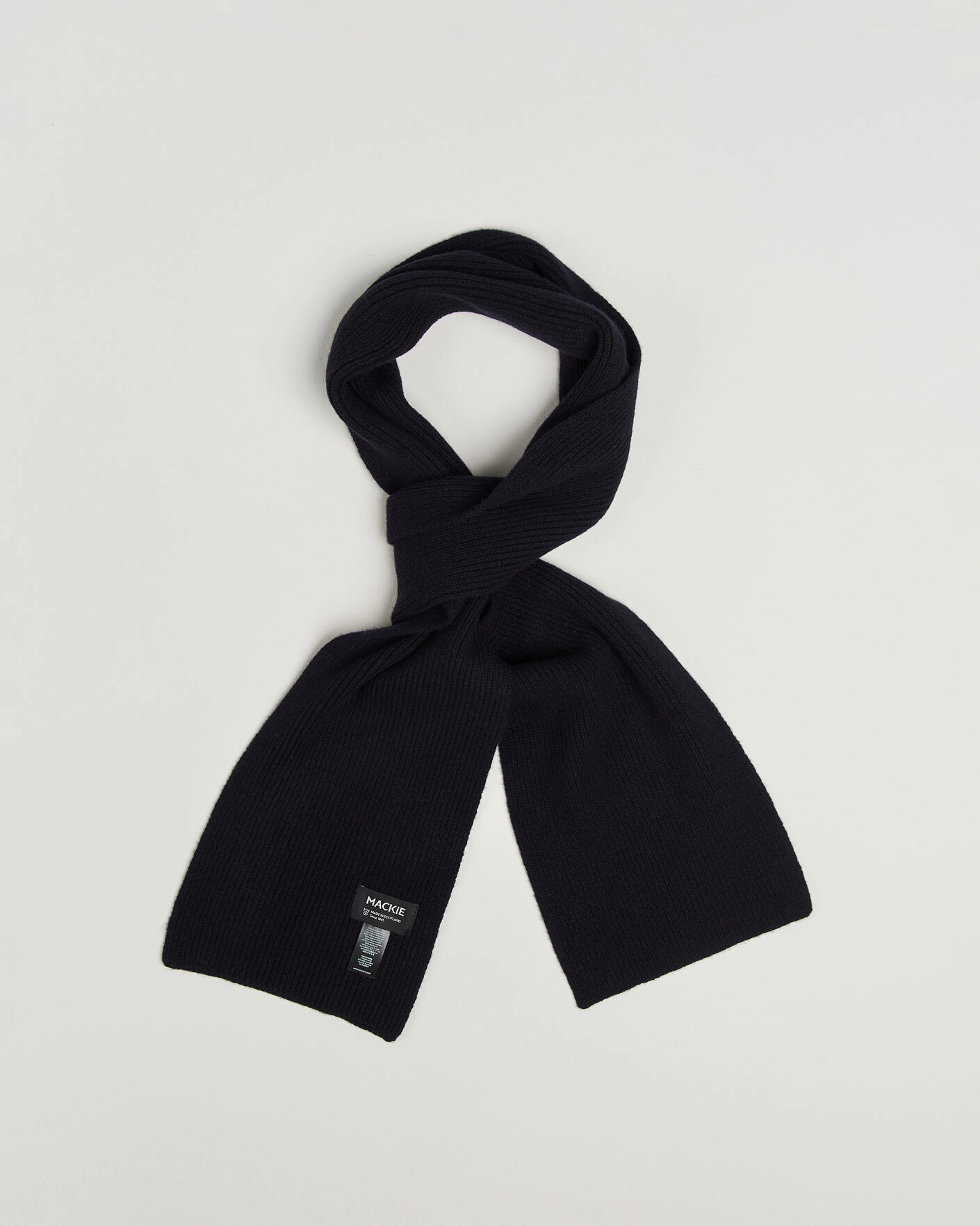 Herr | Halsdukar | Robert Mackie | Clyde Lambswool Scarf Navy