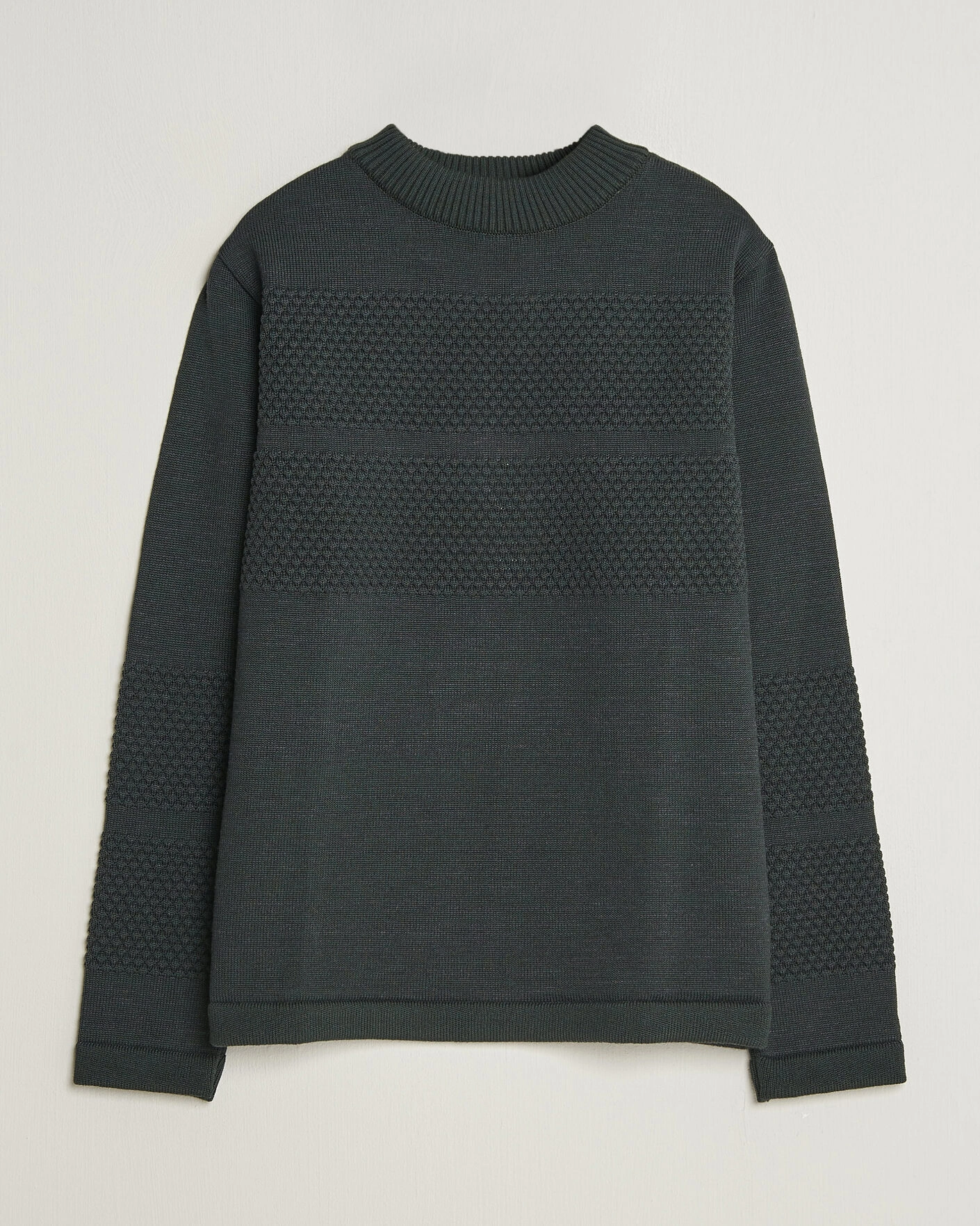 Herr | Tröjor | S.N.S. Herning | Fisherman Mock Neck Terrain Green