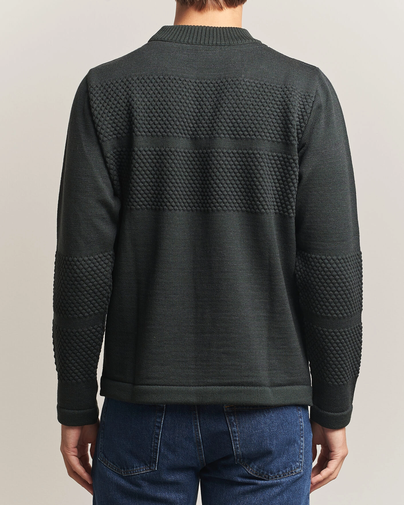 Herr | Tröjor | S.N.S. Herning | Fisherman Mock Neck Terrain Green