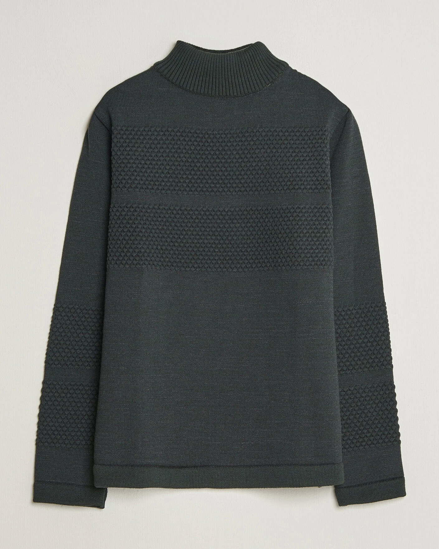 Herr | Tröjor | S.N.S. Herning | Fisherman High Neck Terrain Green