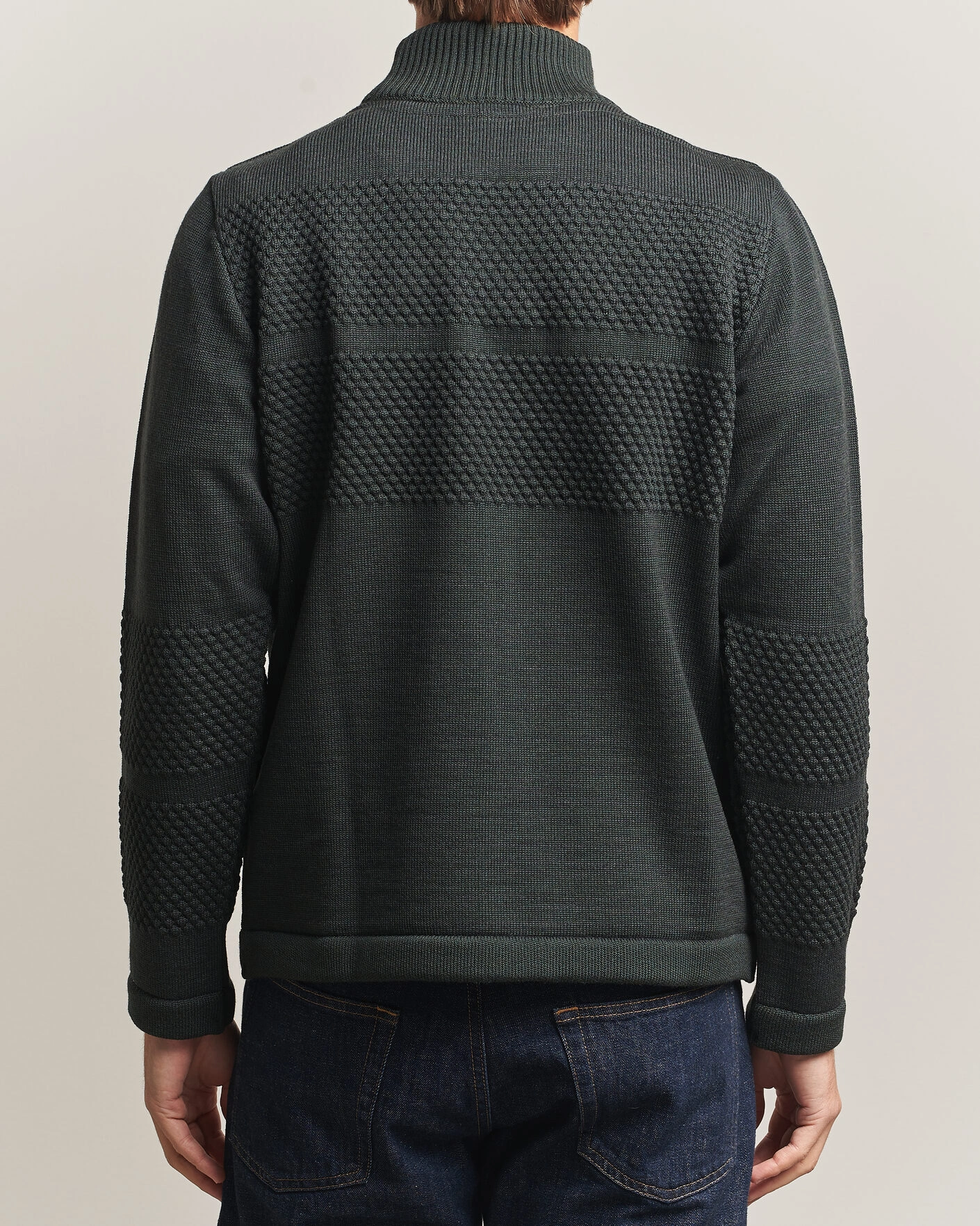 Herr | Tröjor | S.N.S. Herning | Fisherman High Neck Terrain Green