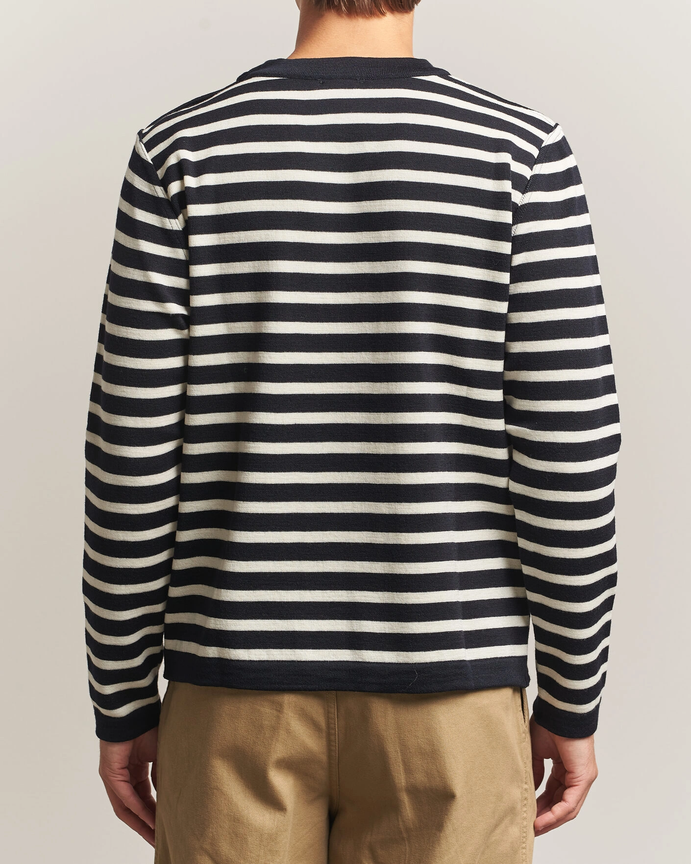 Herr | Tröjor | S.N.S. Herning | Naval Crew Neck Navy/White