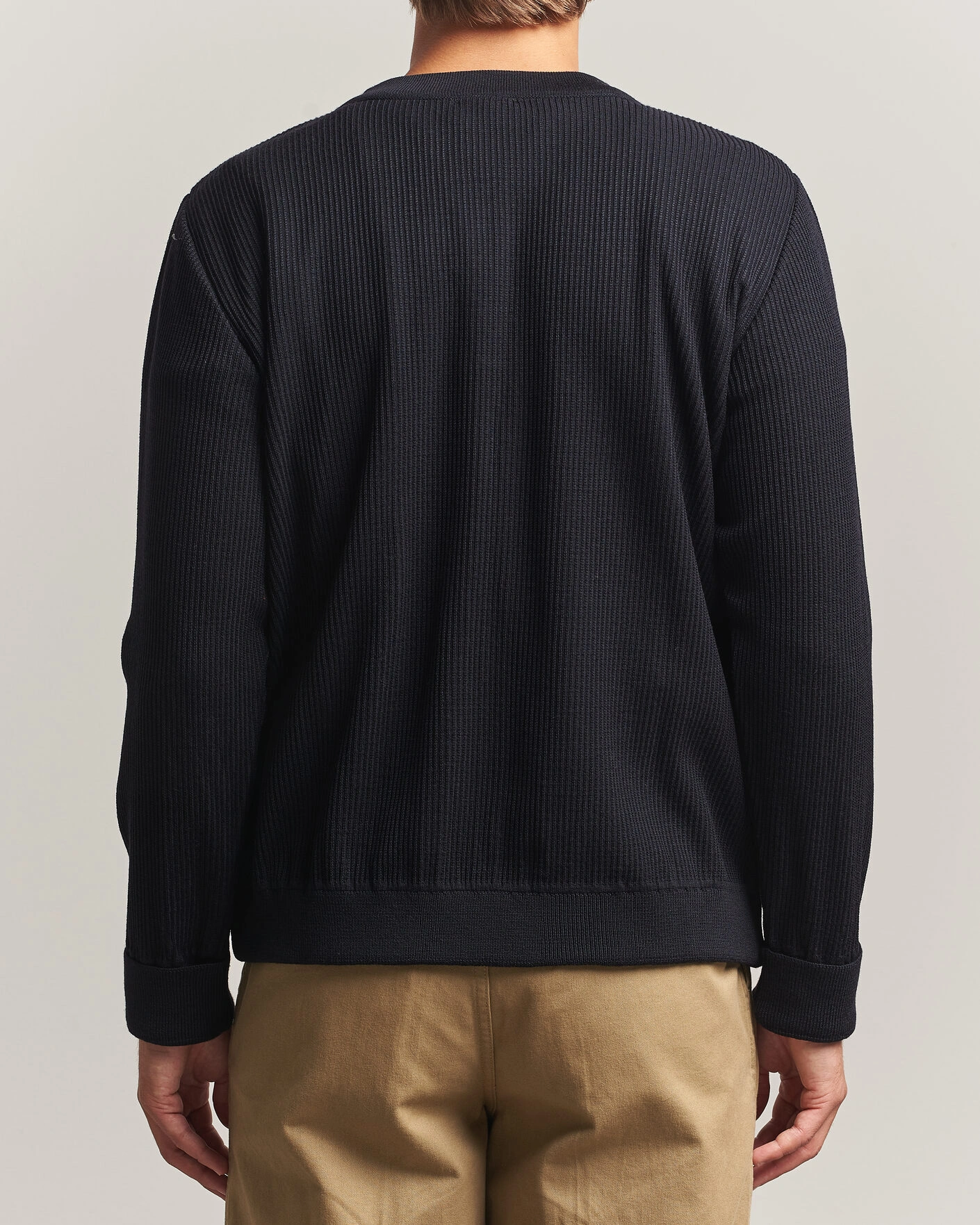 Herr | Tröjor | S.N.S. Herning | Stamina Rib Henley Navy Blue