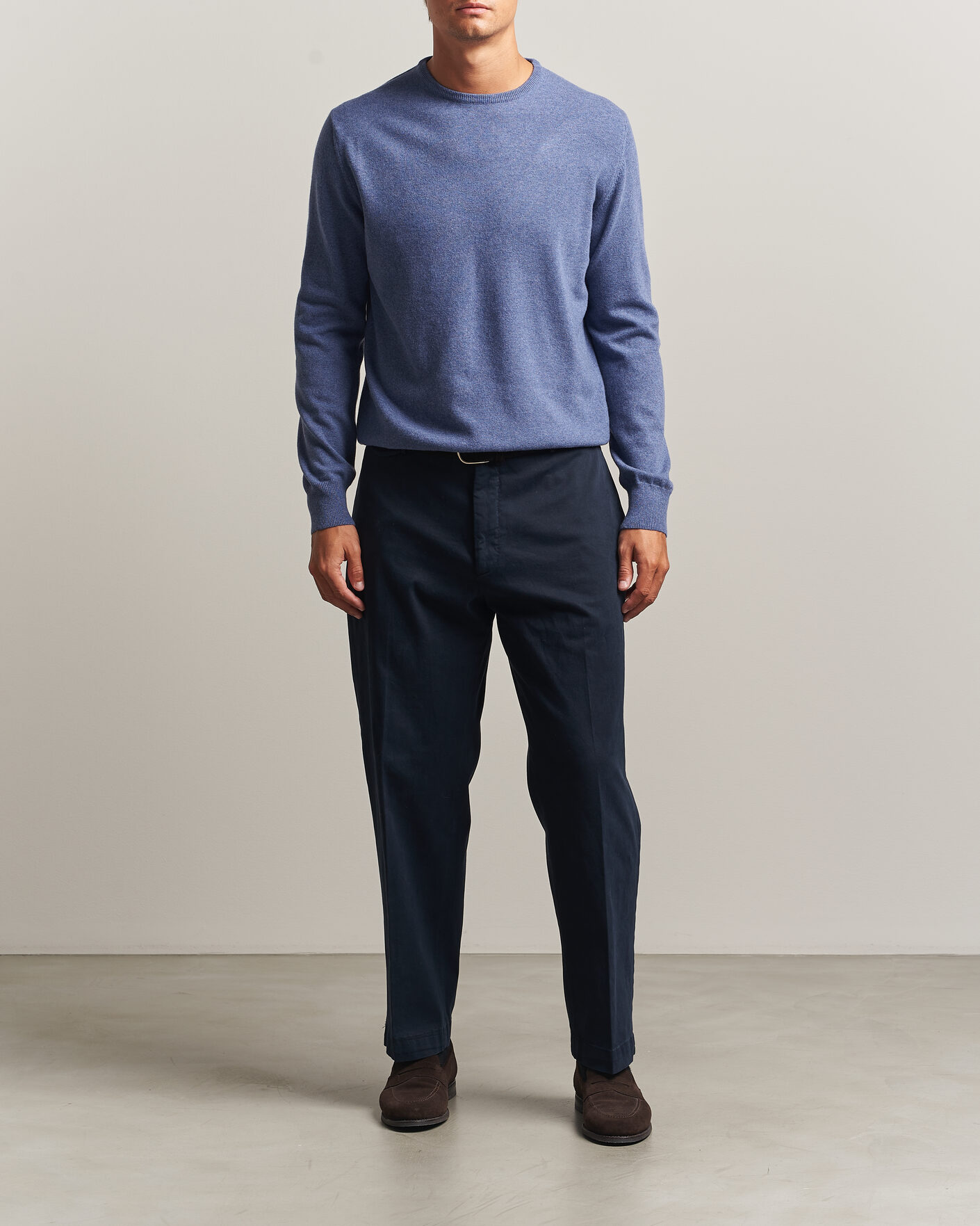 Herr | Tröjor | Morgano | Wool/Cashmere Crewneck Jeans