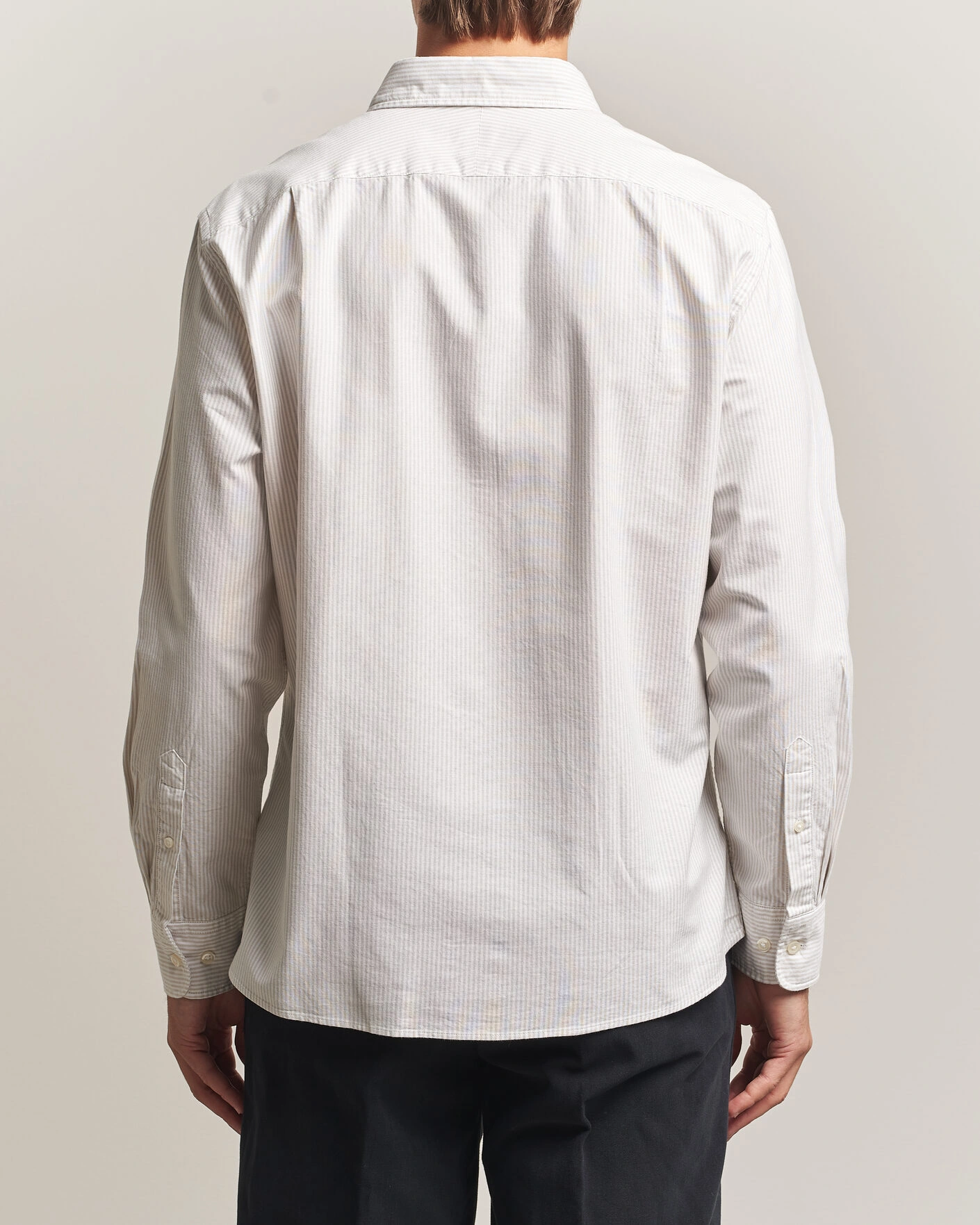 Herr | Skjortor | Charles Tyrwhitt | Button Down Stretch Oxford Shirt Stone