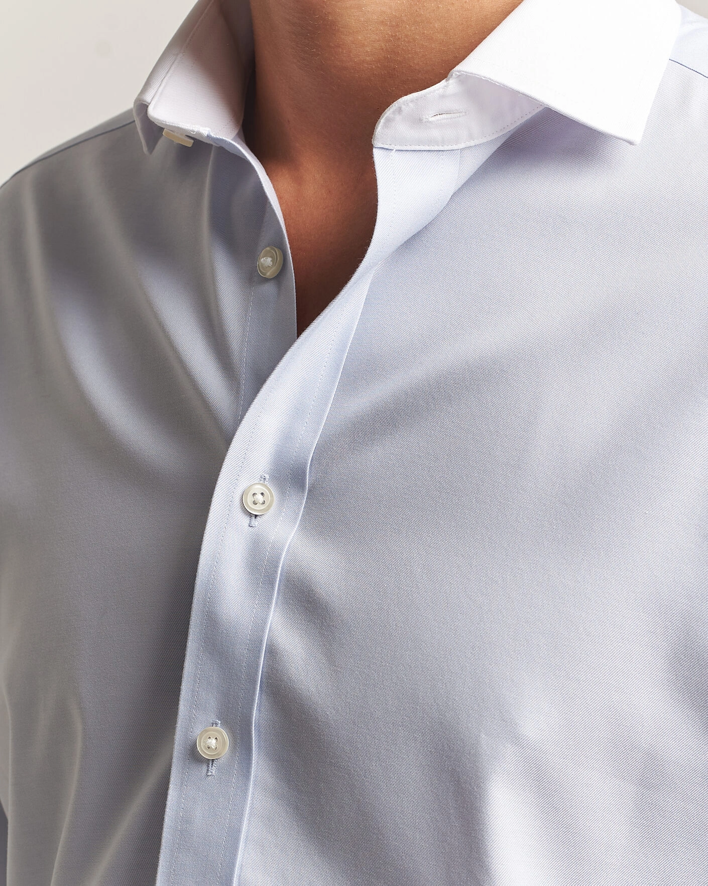 Herr | Skjortor | Charles Tyrwhitt | Slim Fit Non Iron Plain Winchester Shirt Light Blue