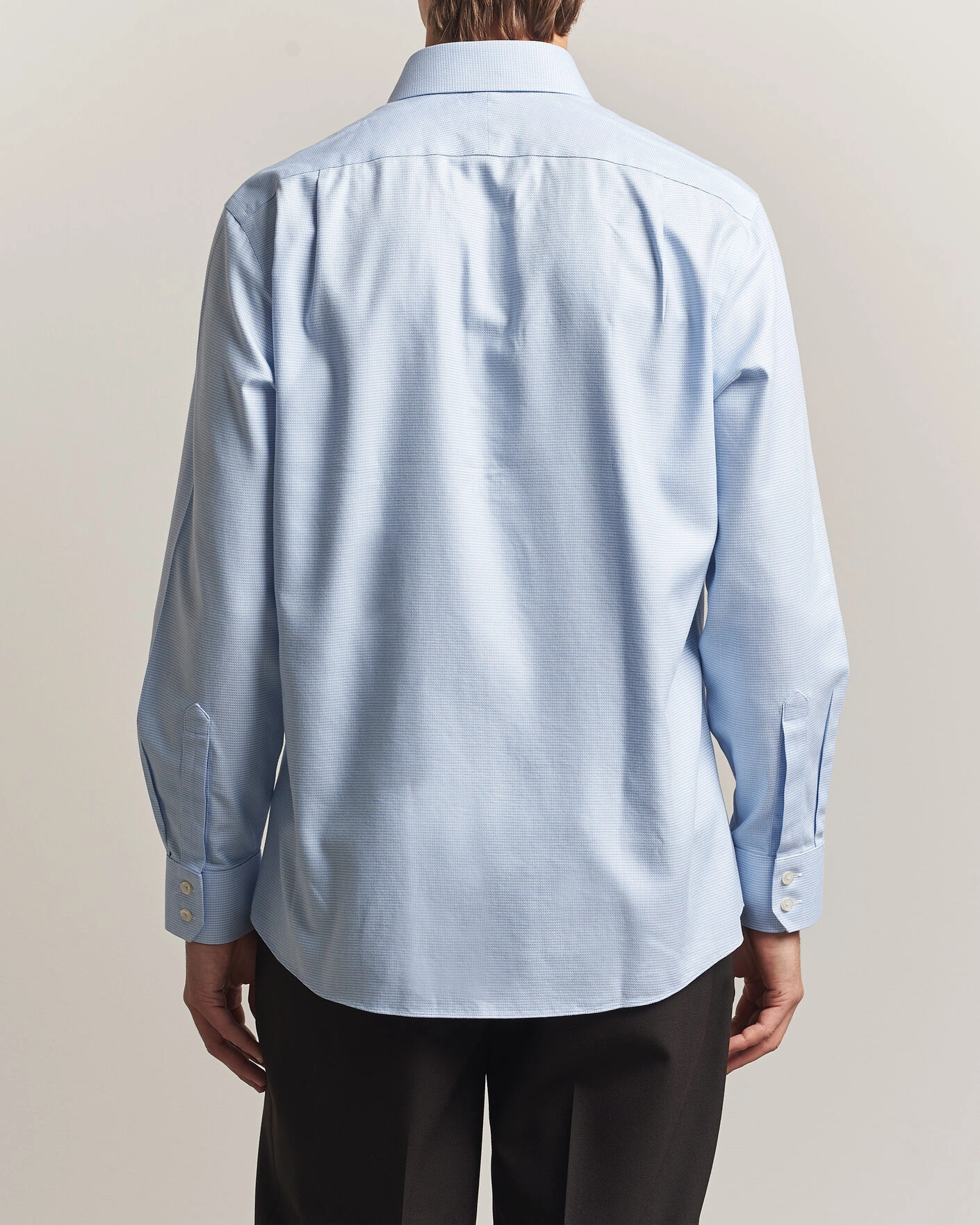 Herr | Skjortor | Charles Tyrwhitt | Slim Fit Non Iron Trafalgar Weave Shirt Sky Blue