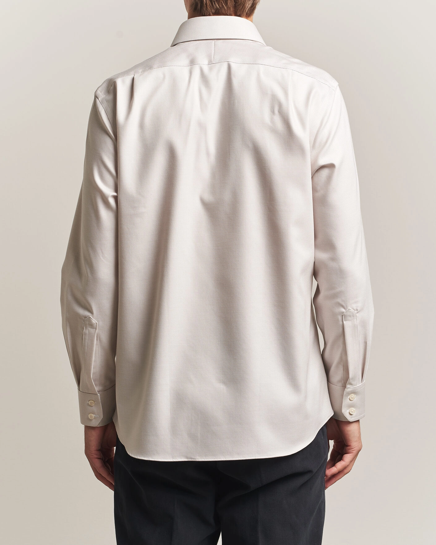 Herr | Skjortor | Charles Tyrwhitt | Slim Fit Non Iron Trafalgar Weave Shirt Stone