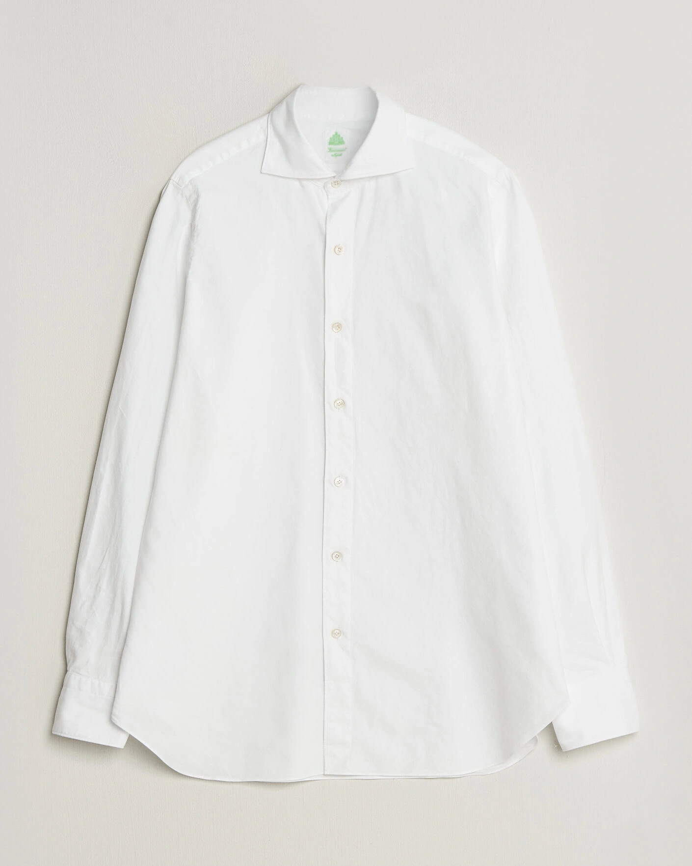 Herr | Skjortor | Finamore Napoli | Gaeta Flannel Sport Shirt White