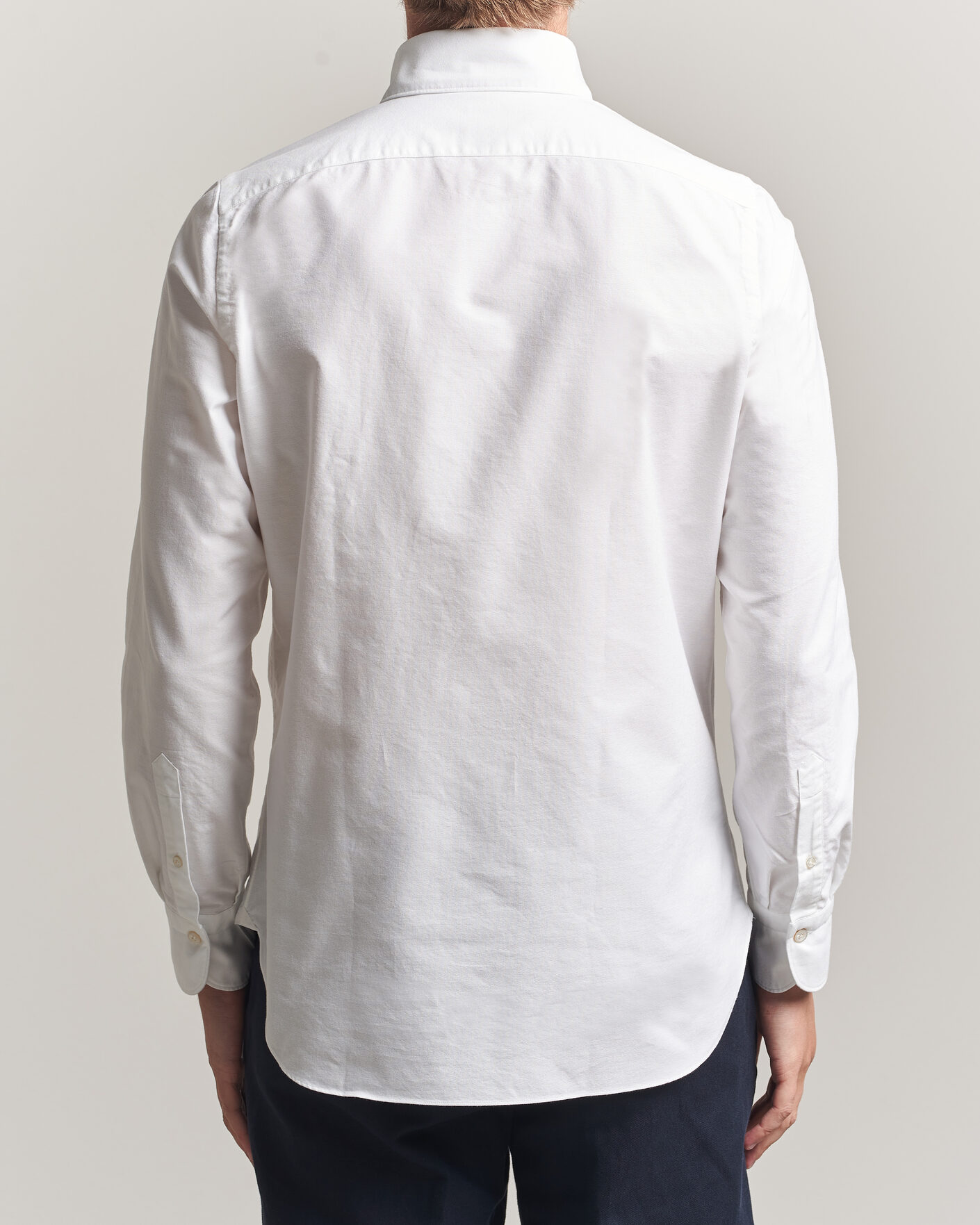 Herr | Skjortor | Finamore Napoli | Gaeta Oxford Button Down Shirt White
