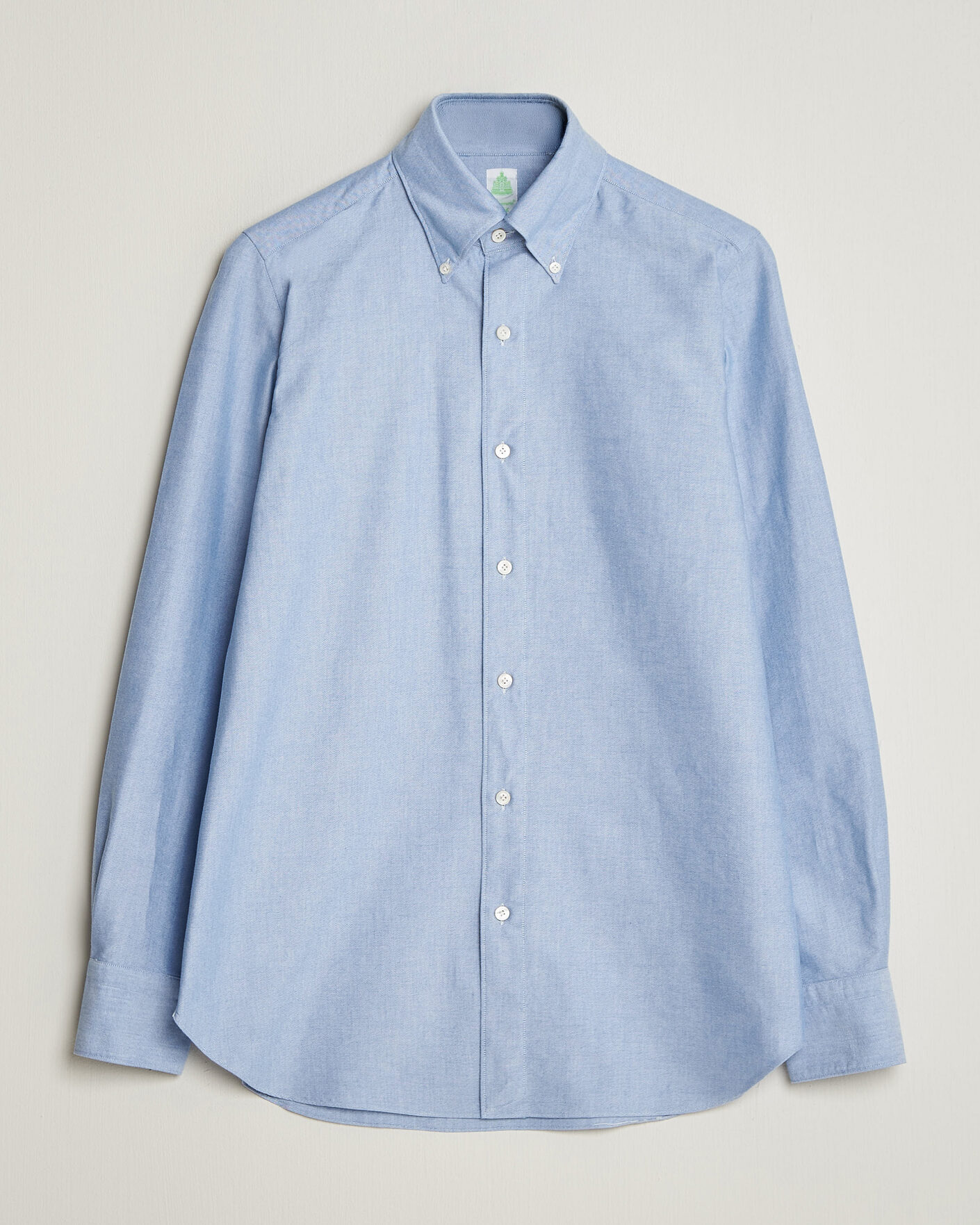 Herr | Skjortor | Finamore Napoli | Gaeta Oxford Button Down Shirt Light Blue