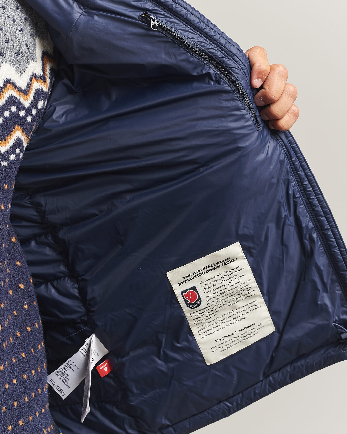 Herr | Jackor | Fjällräven | Expedition Pack Down Hoodie Navy