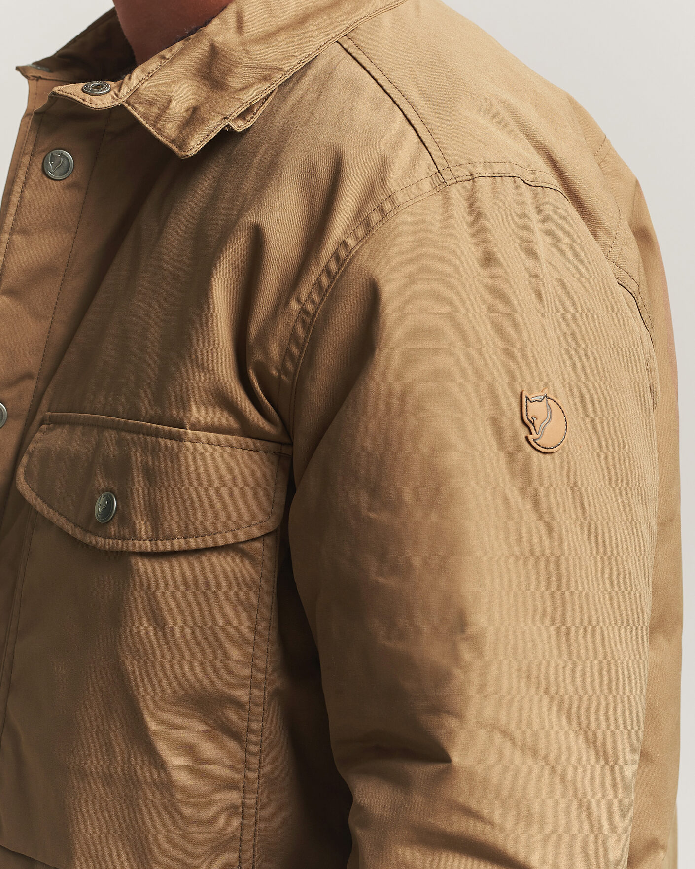 Herr | Jackor | Fjällräven | Övik Down Shirt Jacket Wood Brown