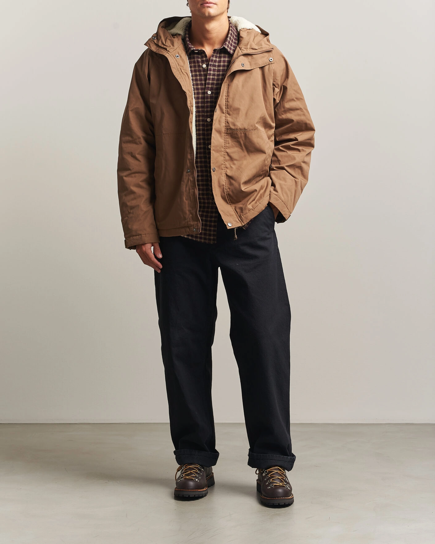 Herr | Jackor | Fjällräven | Vardag G-1000 Pile Jacket Wood Brown
