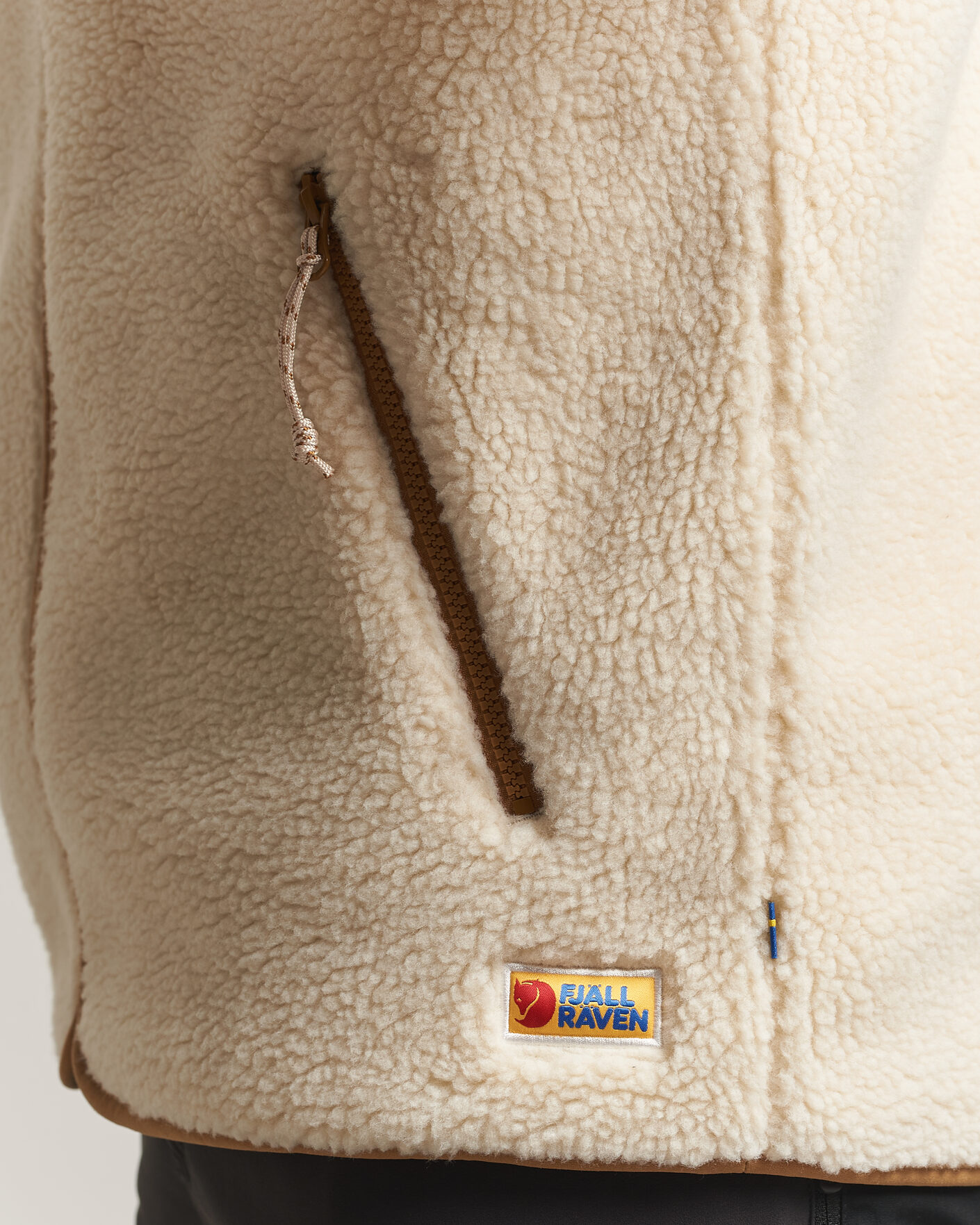 Herr | Tröjor | Fjällräven | Vardag Pile Fleece Zip Jacket Chalk White
