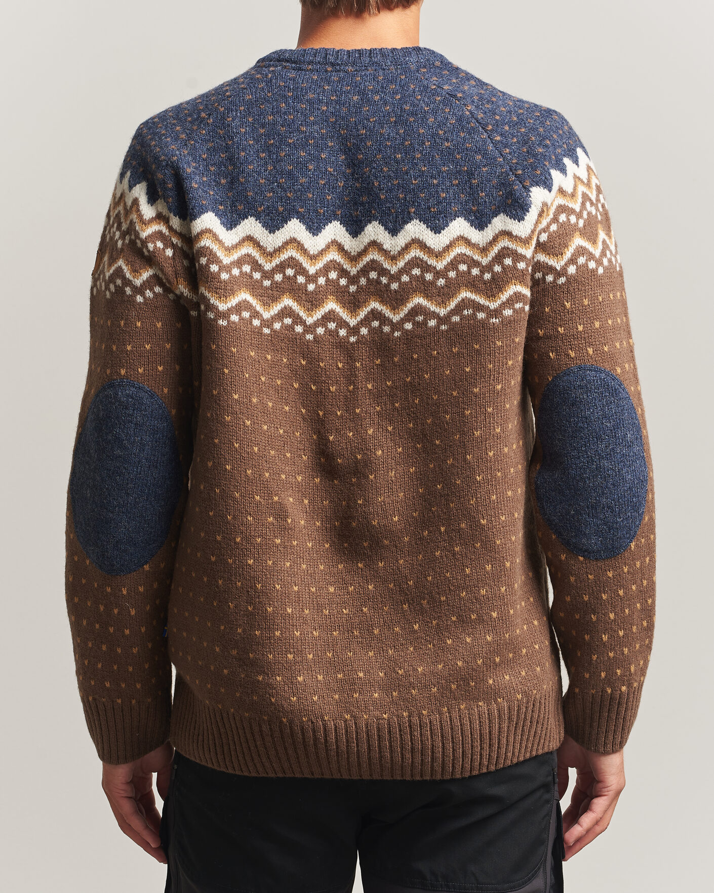 Herr | Tröjor | Fjällräven | Övik Knit Wool Sweater Dark Oak