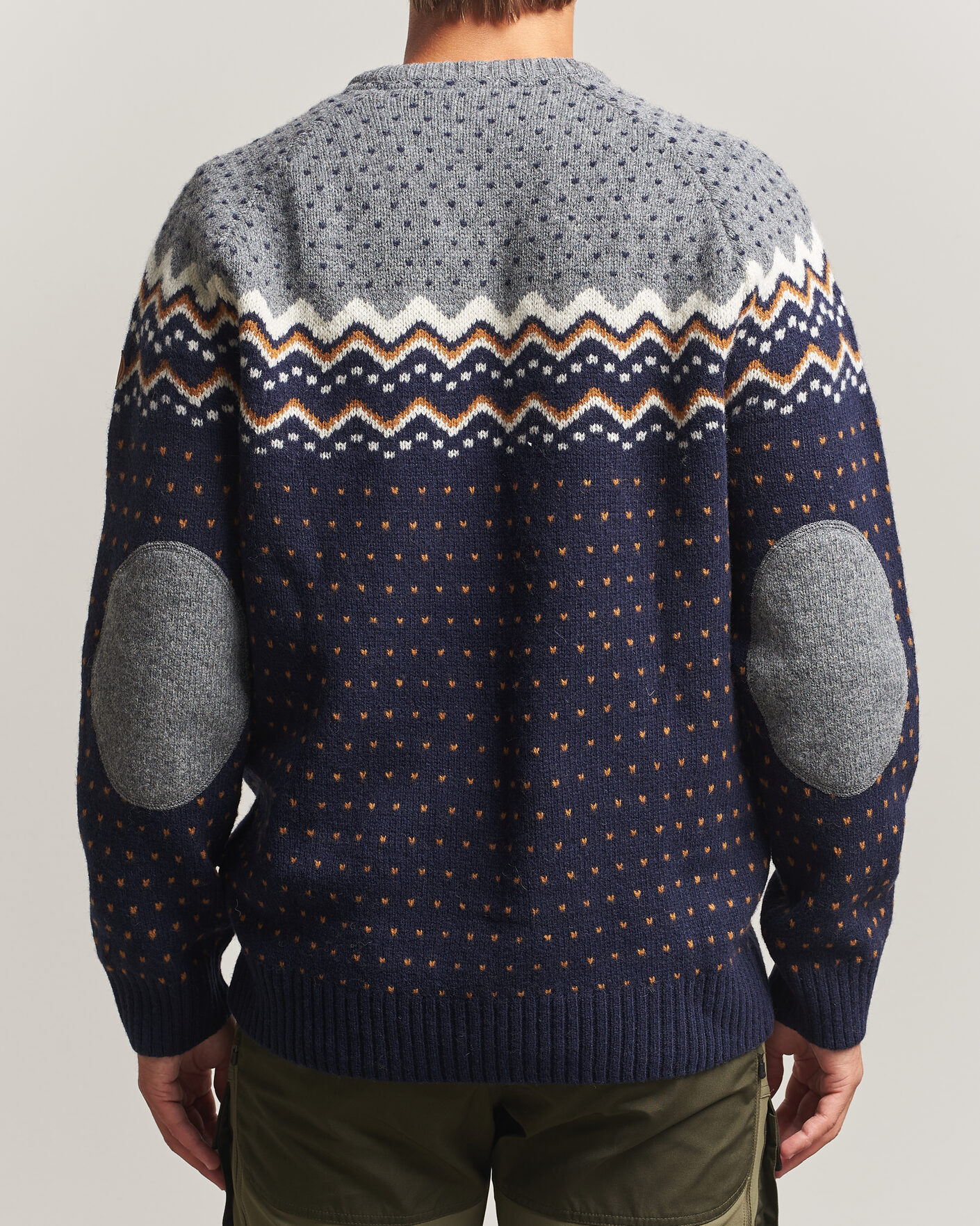 Herr | Tröjor | Fjällräven | Övik Knit Wool Sweater Dark Navy
