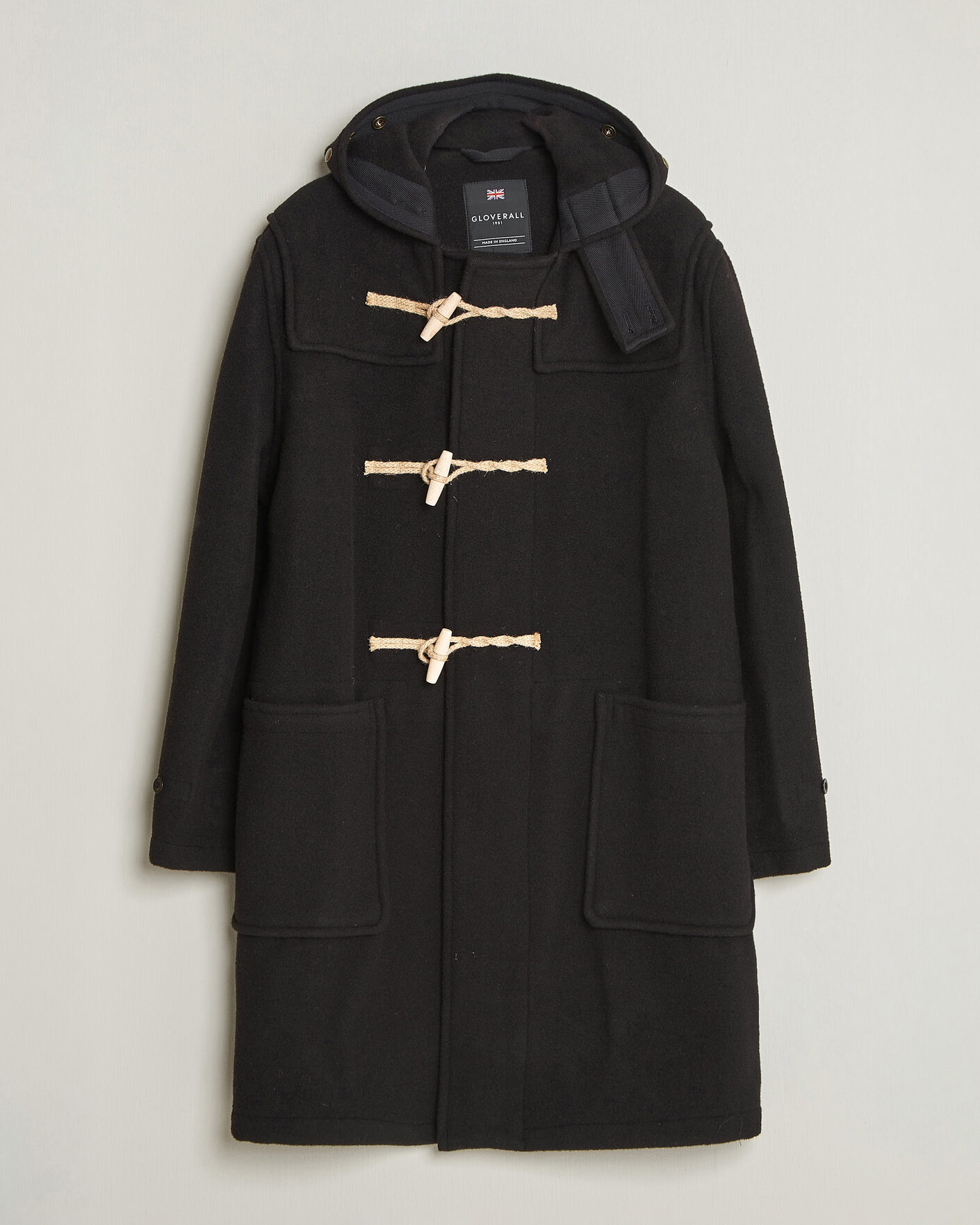 Herr | Jackor | Gloverall | 575 Monty Original Duffle Coat Black